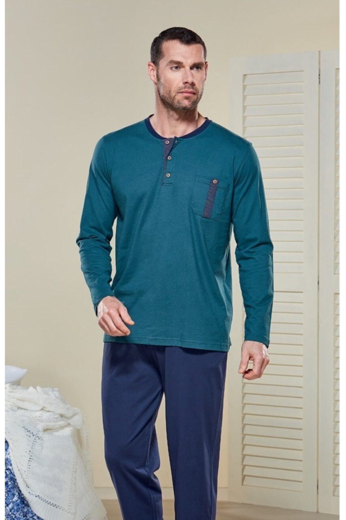 PJS 20369 Erkek Uzun Kol Pijama Takımı