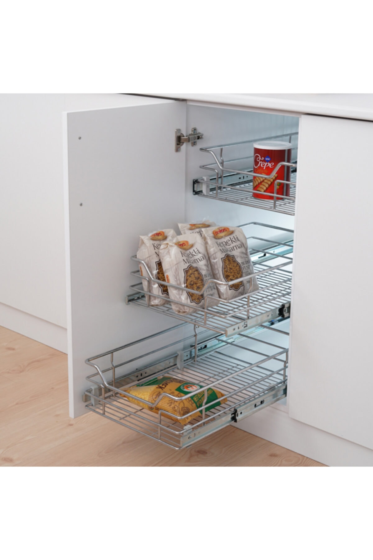 Huzur Mobilya Bagımsız Teleskopık Raylı Cekmece 35 cm