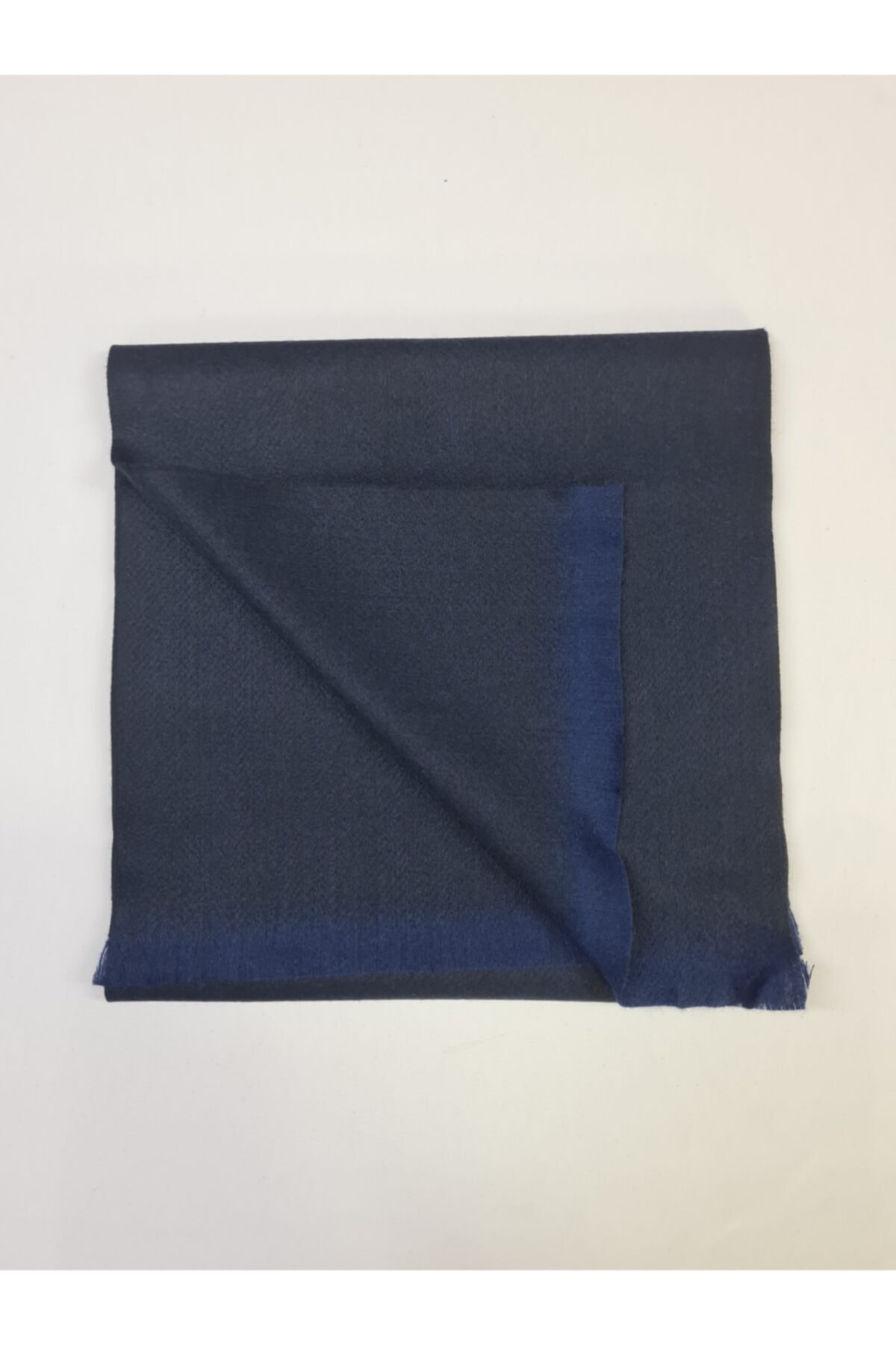 moda kaşkol Lacivert Kaşmir Doku  Melanj Dokuma Atkı