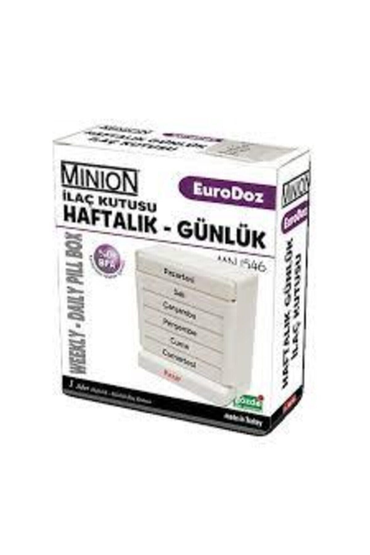 Minion Haftalık Günlük Çekmeceli İlaç Kutusu