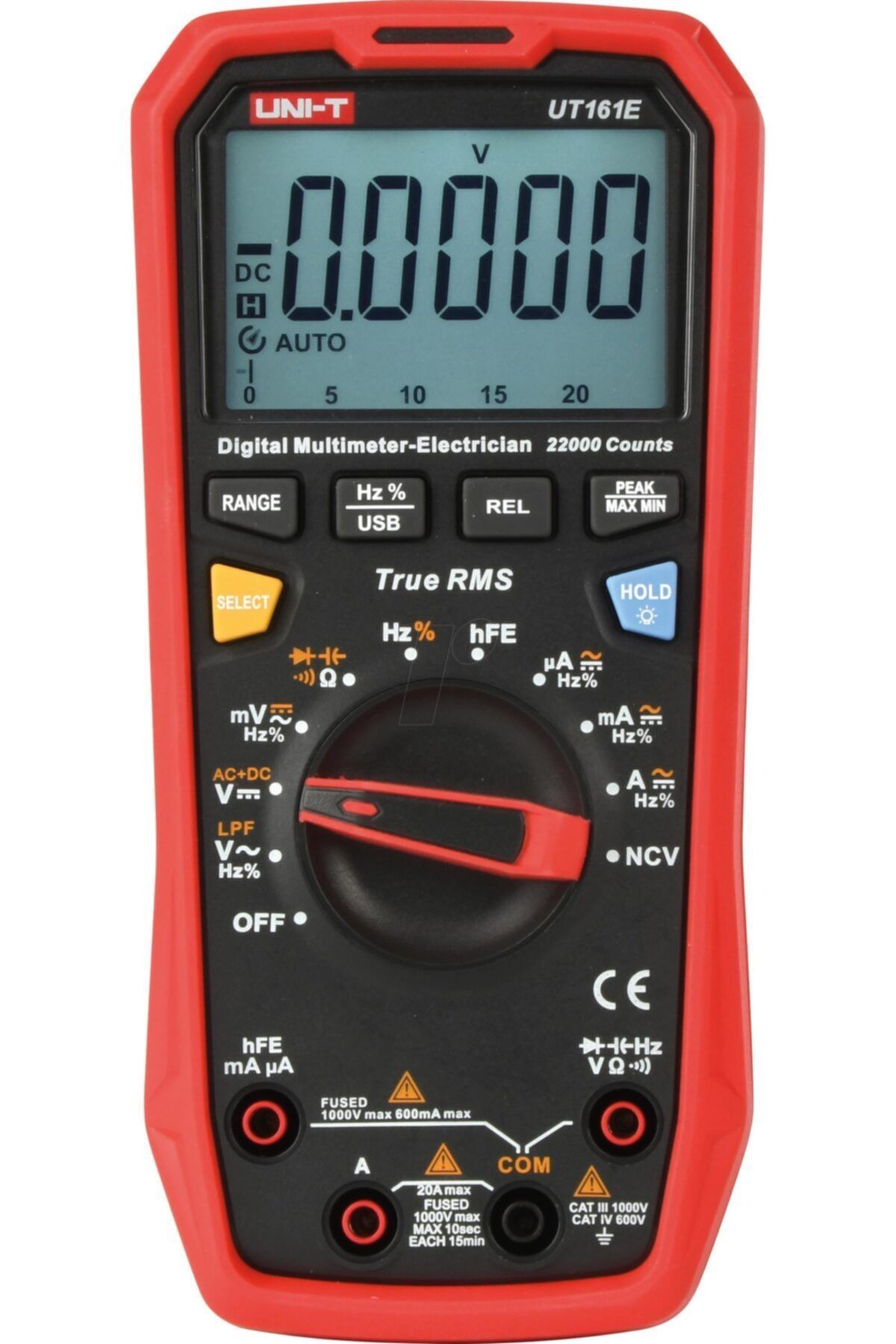 Unit Ut161e 1000v True Rms Digital Multimeter