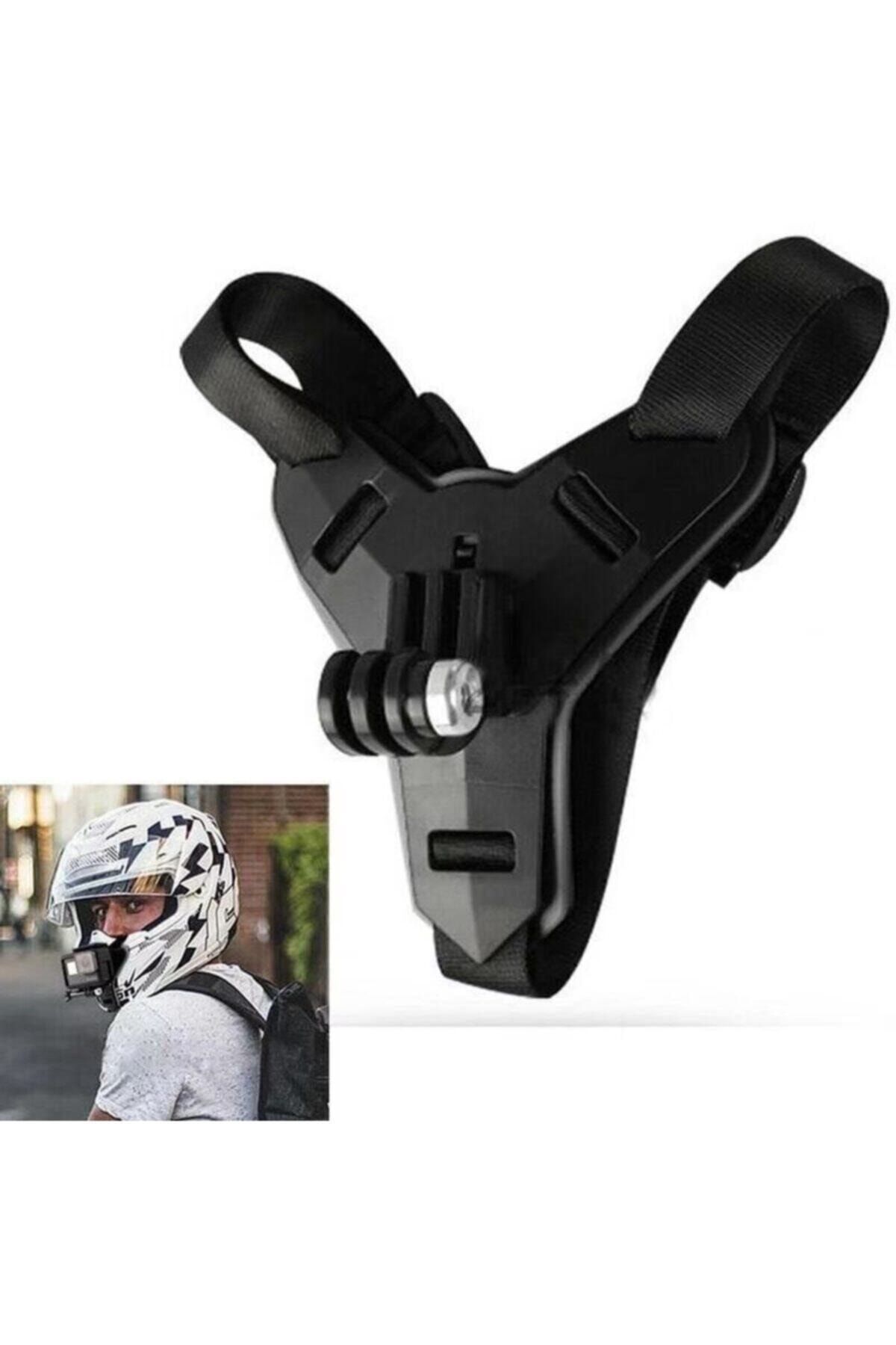 İLGİM STORE Kask Çene Kamera Tutma Aparatı Kamera Tutucu