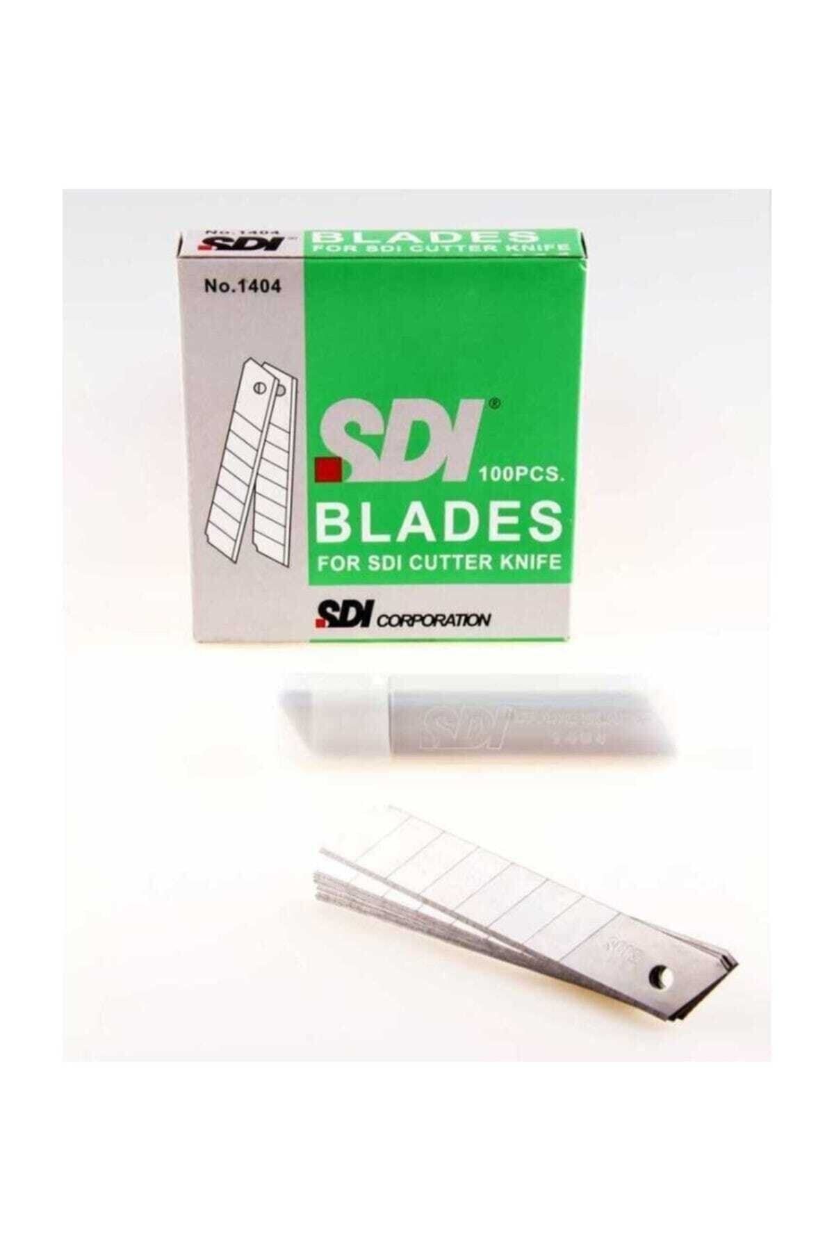 Sdi Sdı 1404 Geniş Maket Bıçağı Yedeği 10'lu Tüp