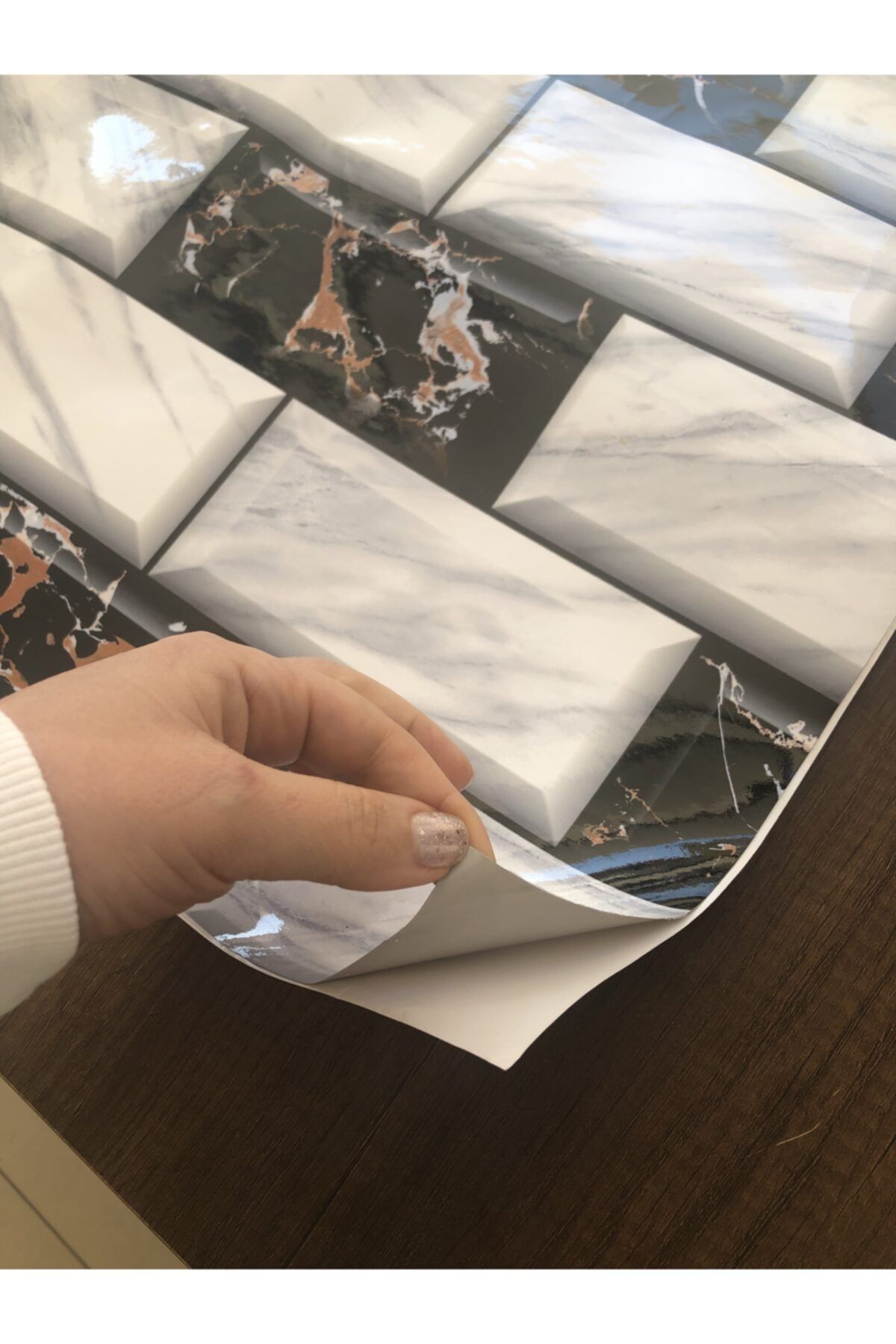 Oracal Mutfak Tezgah Arası Kaplama Folyosu