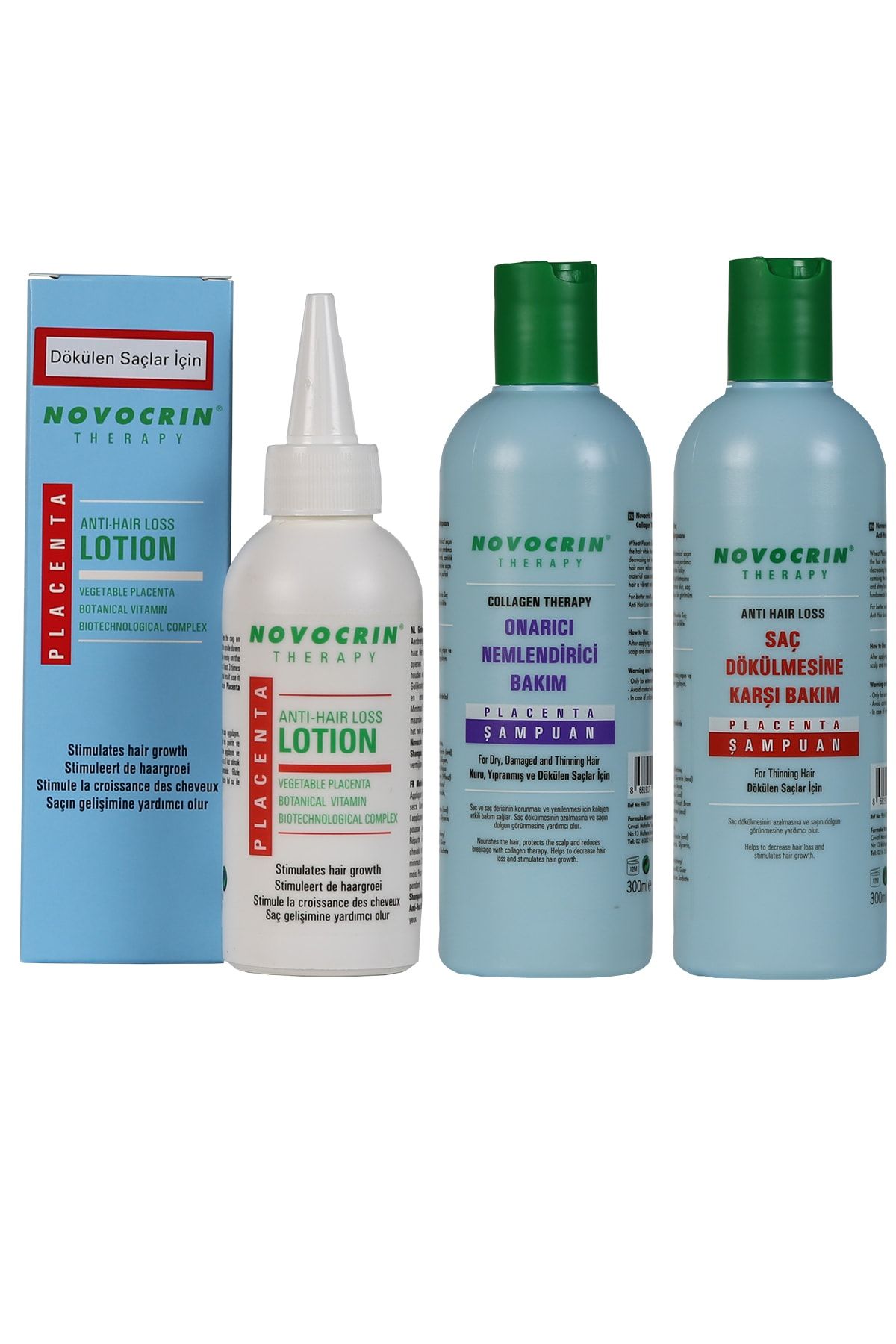 Novocrin Placenta Therapy Dökülme Seti
