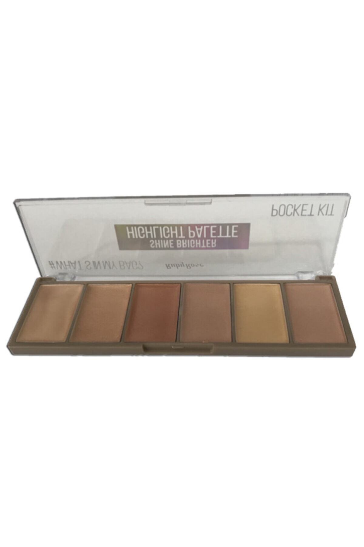 Ruby Rose Shine Brighter Highlight Palette Krem Aydınlatıcı Paleti 01 6295125023728