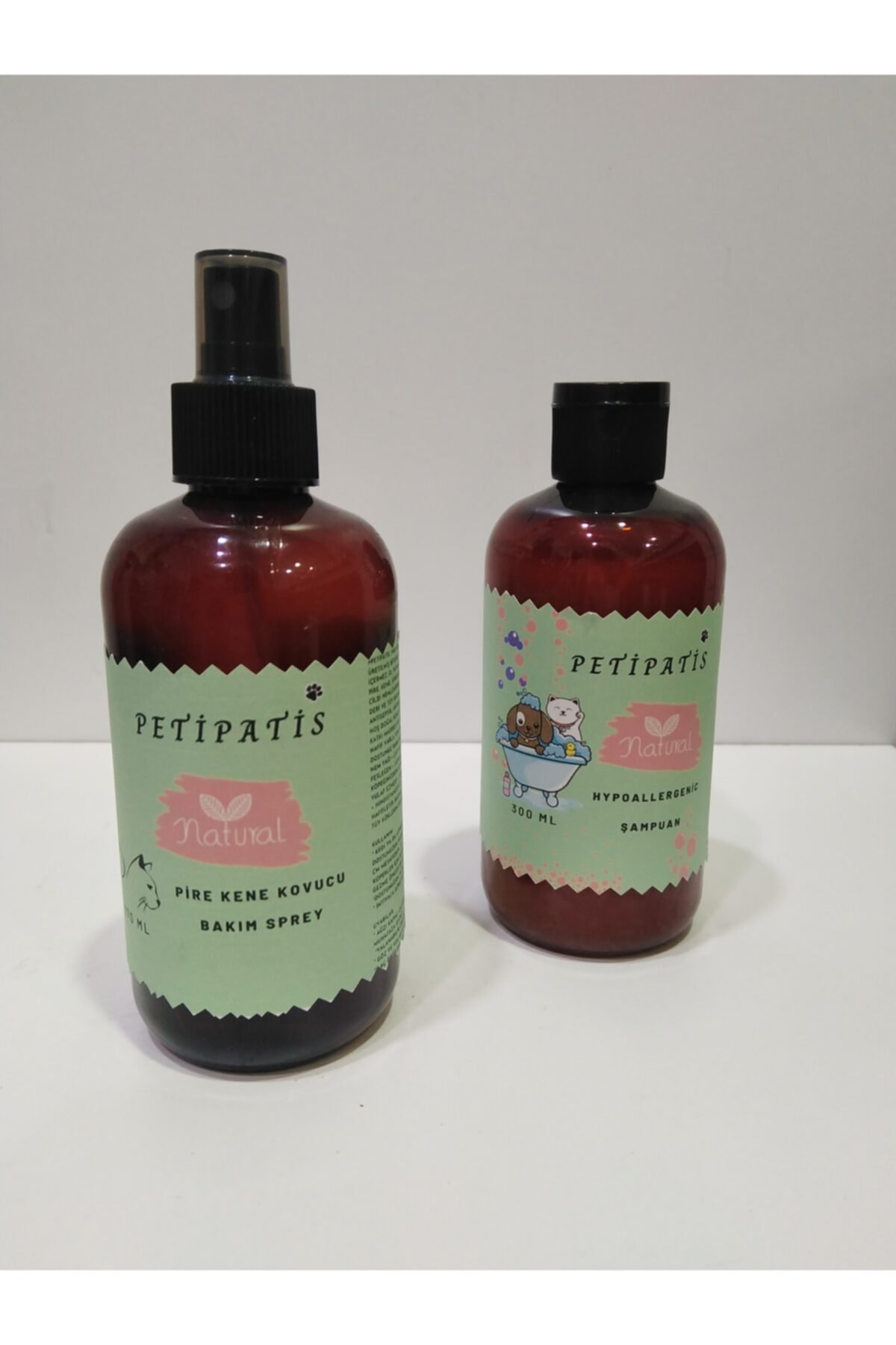 petipatis Kedi/köpek Parazit Kovucu Set Tüy/deri Bakımı Hypoallergenic