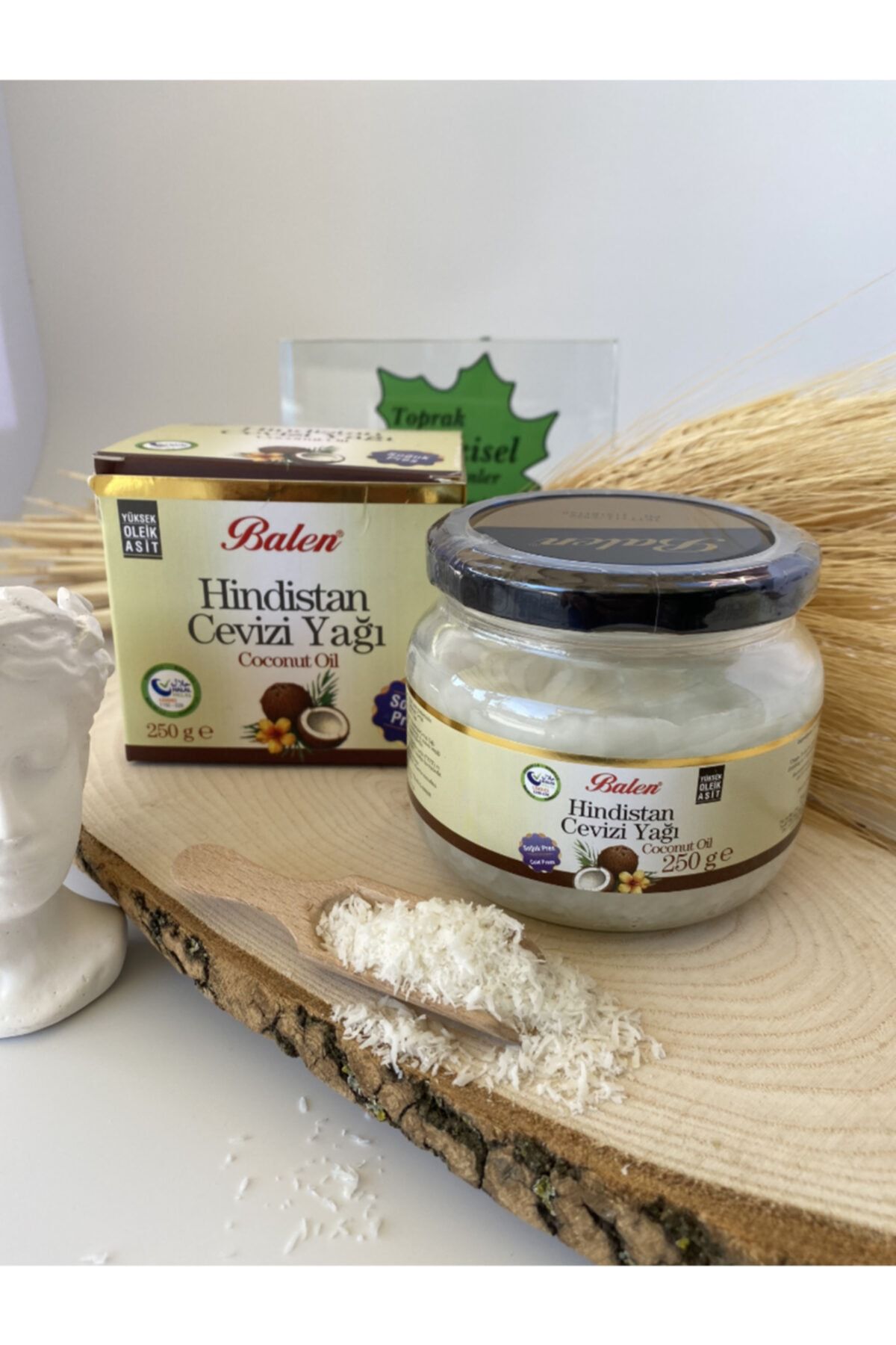 Toprak Bitkisel Ürünler Hindistan Cevizi Yağı 250 G