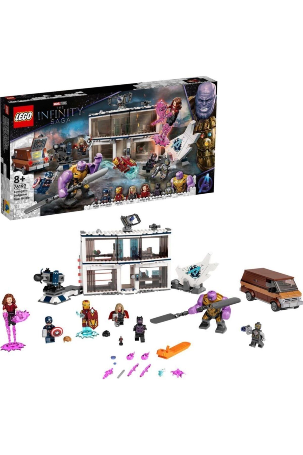 LEGO Endgame Son Savaş 76192 Koleksiyonluk Yapım Seti; Avengers’ Üssünde Savaş Sah