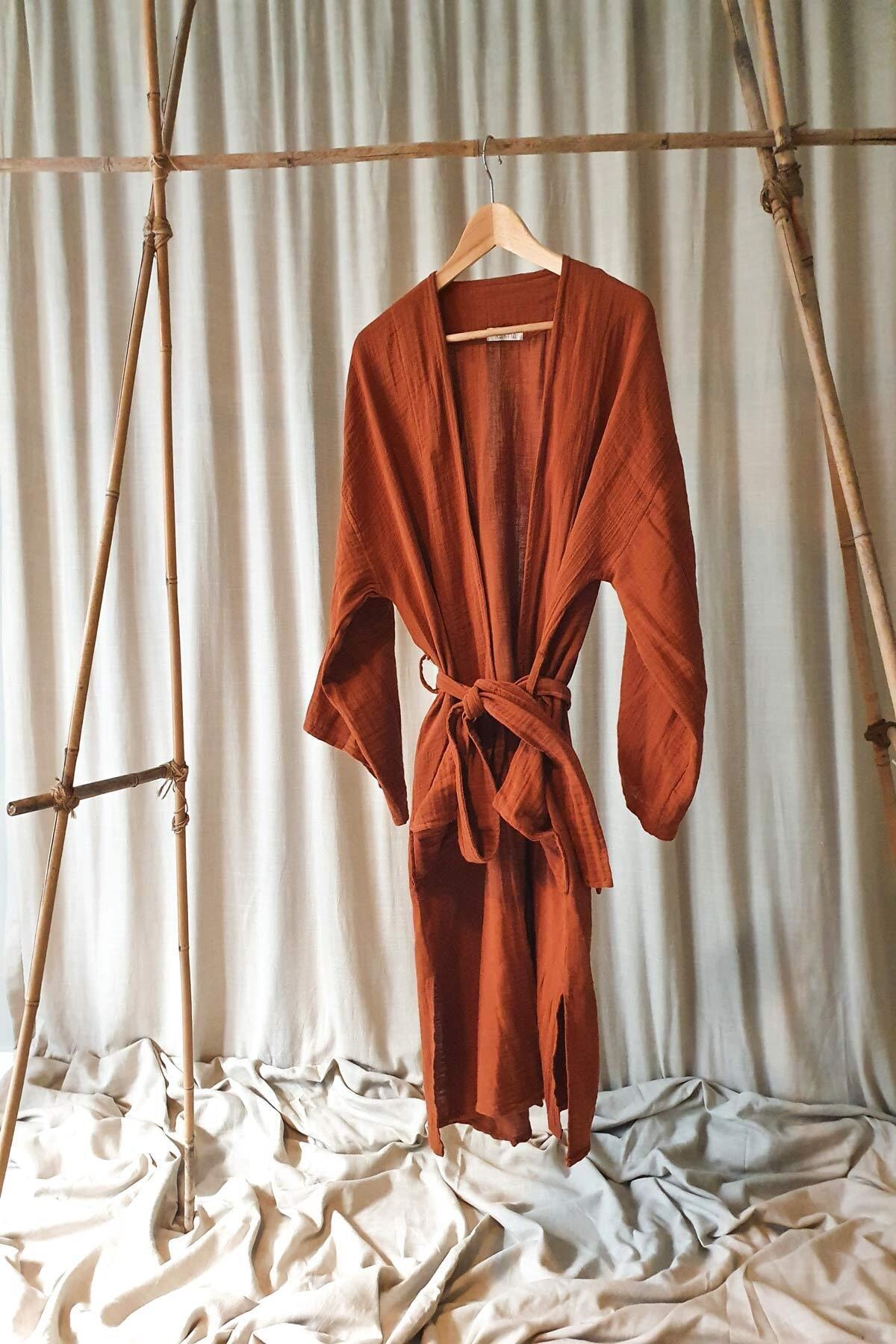 Karma Design Project Tarçın Müslin Kimono