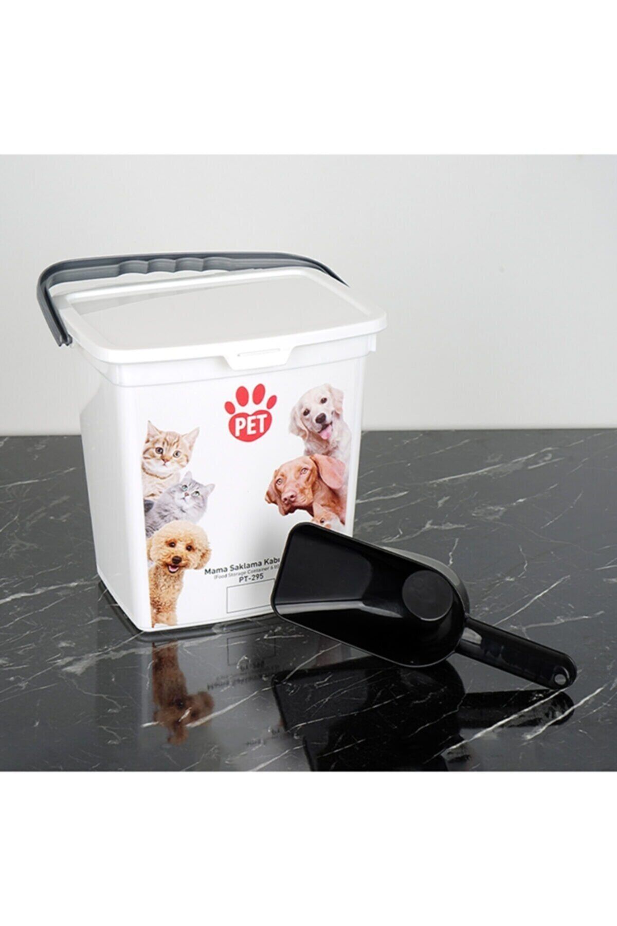 ENASHOP Pet Evcil Hayvan Kuru Mama Saklama Kabı 6 Lt