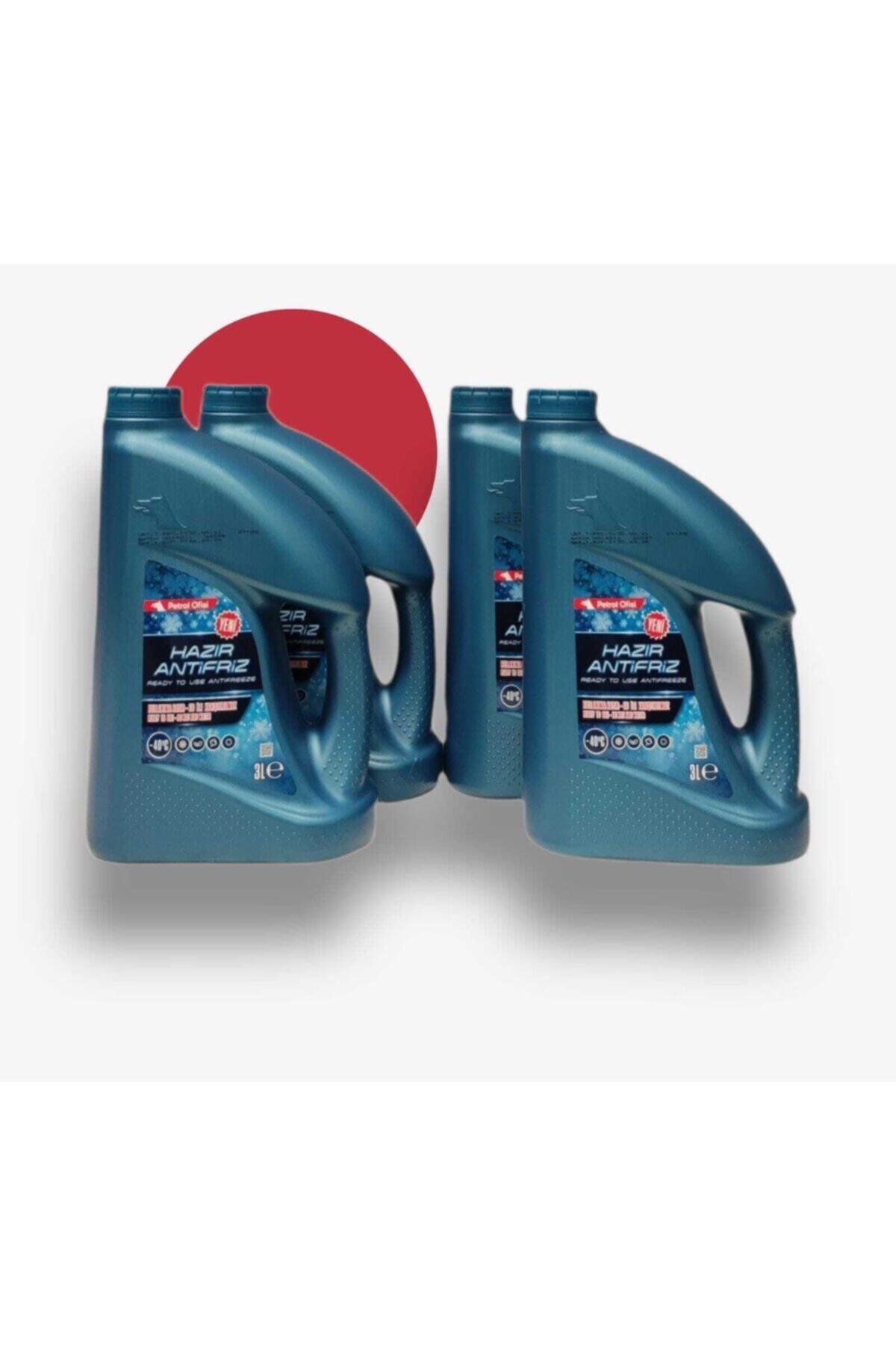 Petrol Ofisi Hazır Antifriz -40° 3lt 4' Lü Paket