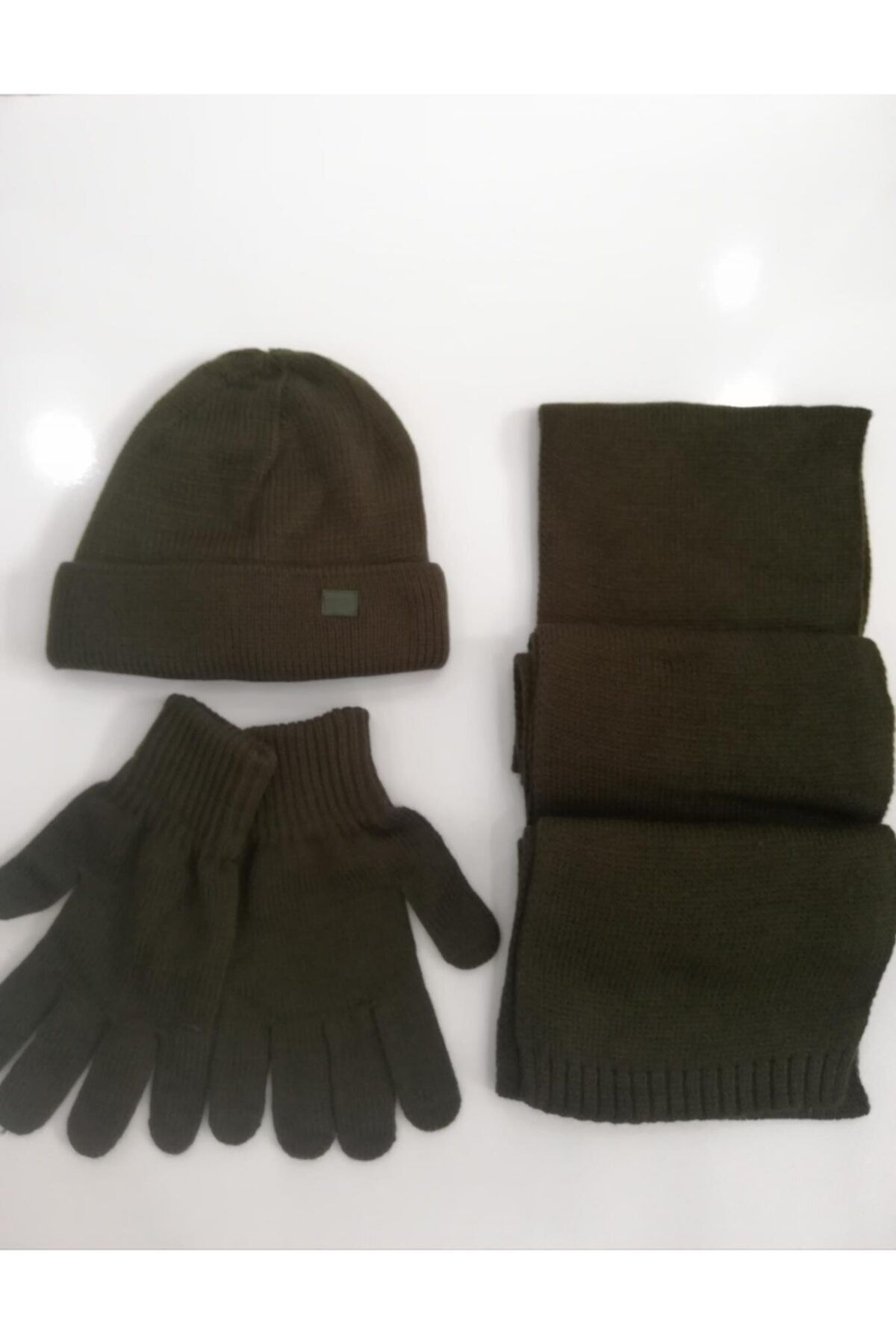 Suyutti Erkek Atkı & Bere & Eldiven 3'lü Takım K2203-04