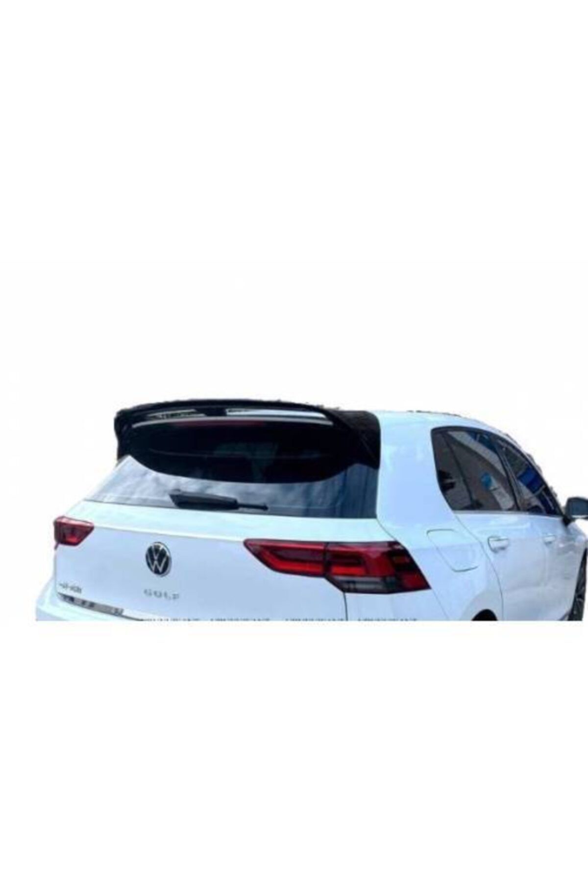 X POWER TUNİNG Volksvagen Golf 8 2020-2021 Uyumlu Plastik Parlak Siyah R.line Spoiler