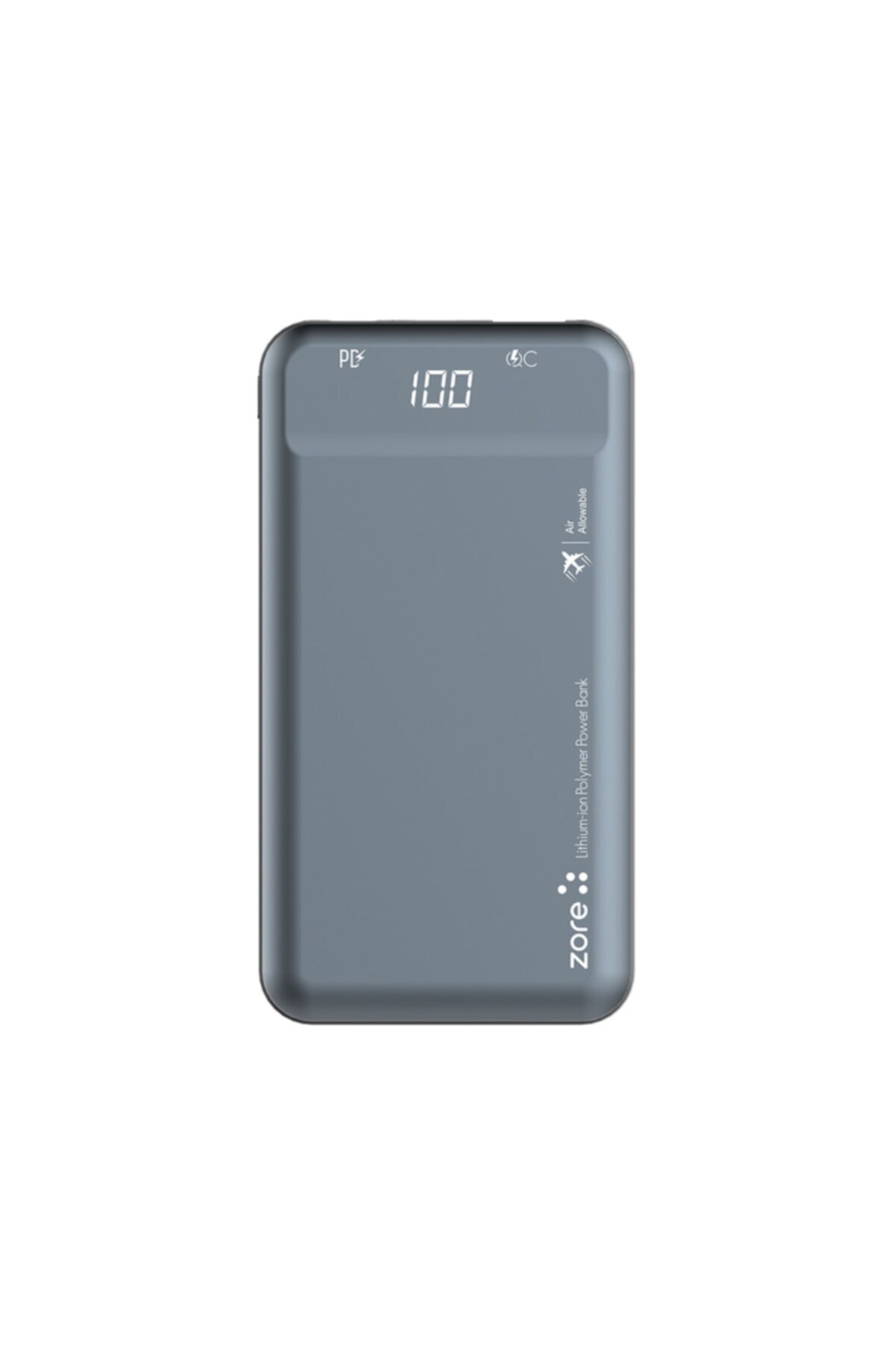 Lyon Tech Zr-1015 10000 Mah Powerbank Gri Güç Kaynağı