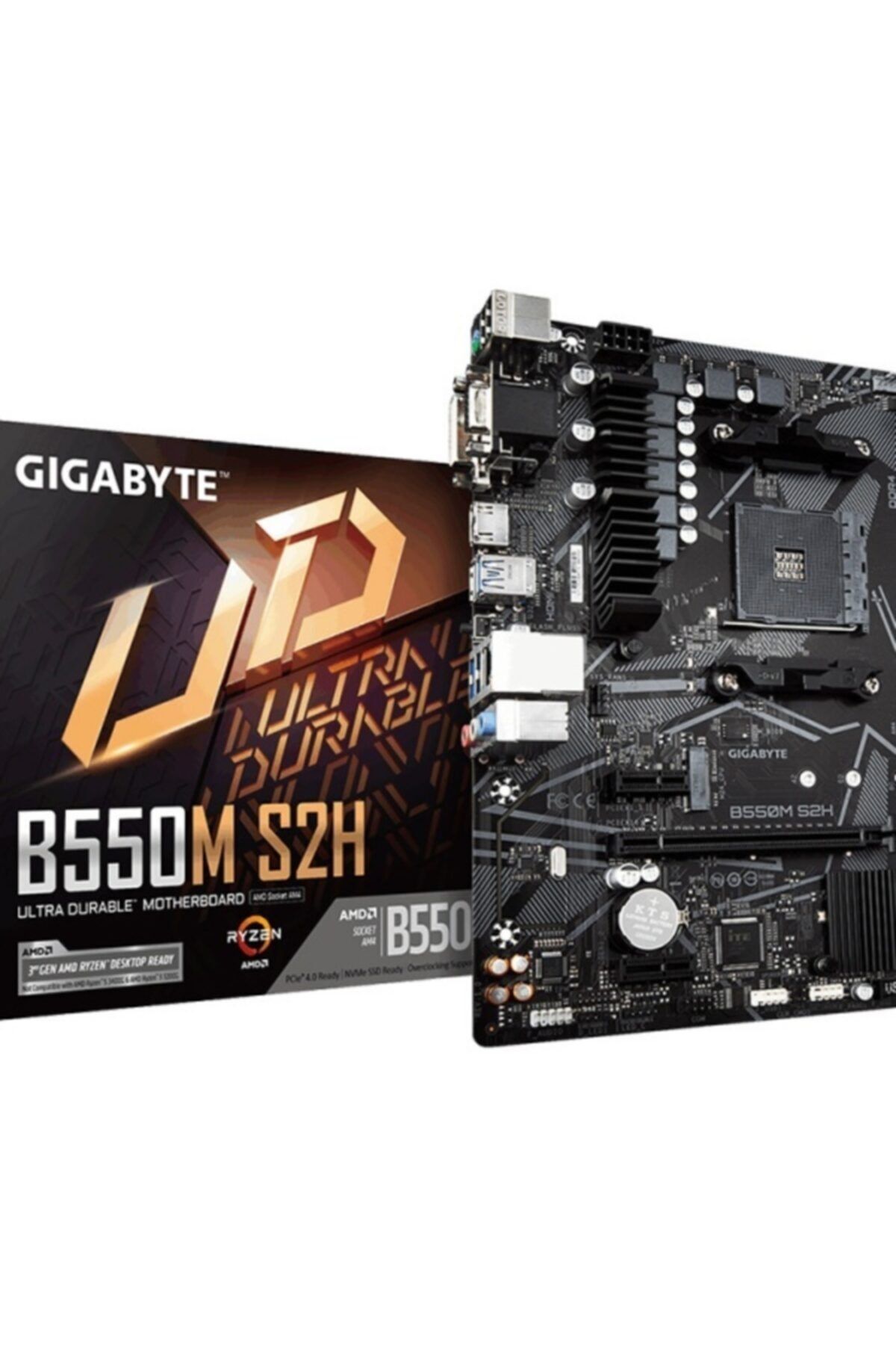 Gigabyte Gıgabyte B550m-s2h Amd B550m Soket Am4 Ddr4 5100mhz Dvı Hdmı Anakart