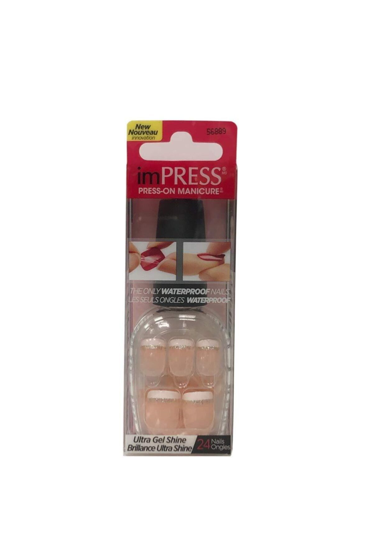 Impress Kendinden Yapışkanlı Takma Tırnak Kısa Boy French