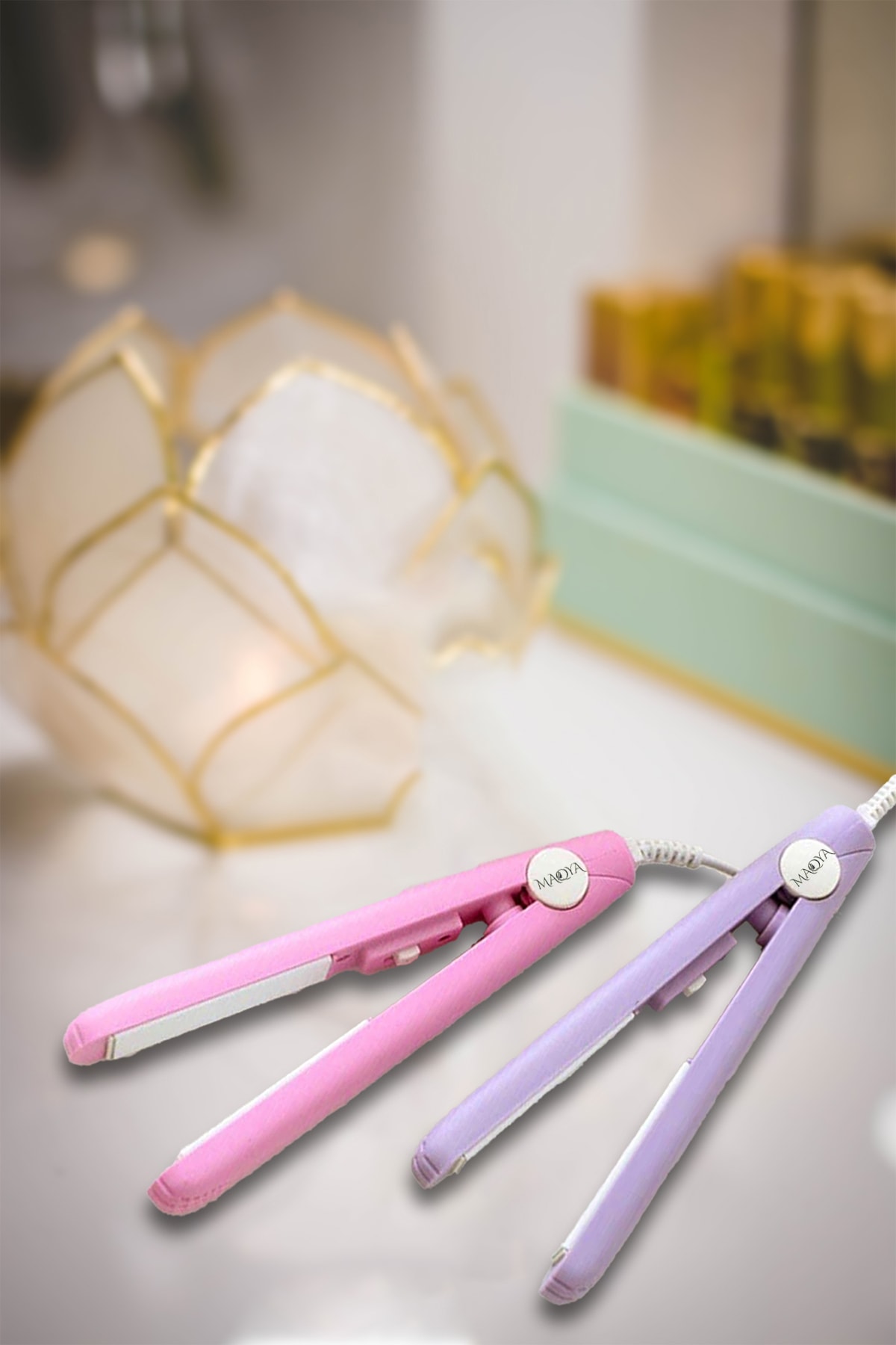 MAQYA Cosmetics Seyahat Tipi Mini Saç Düzleştirici Seramik Uçlu Düzleştirici