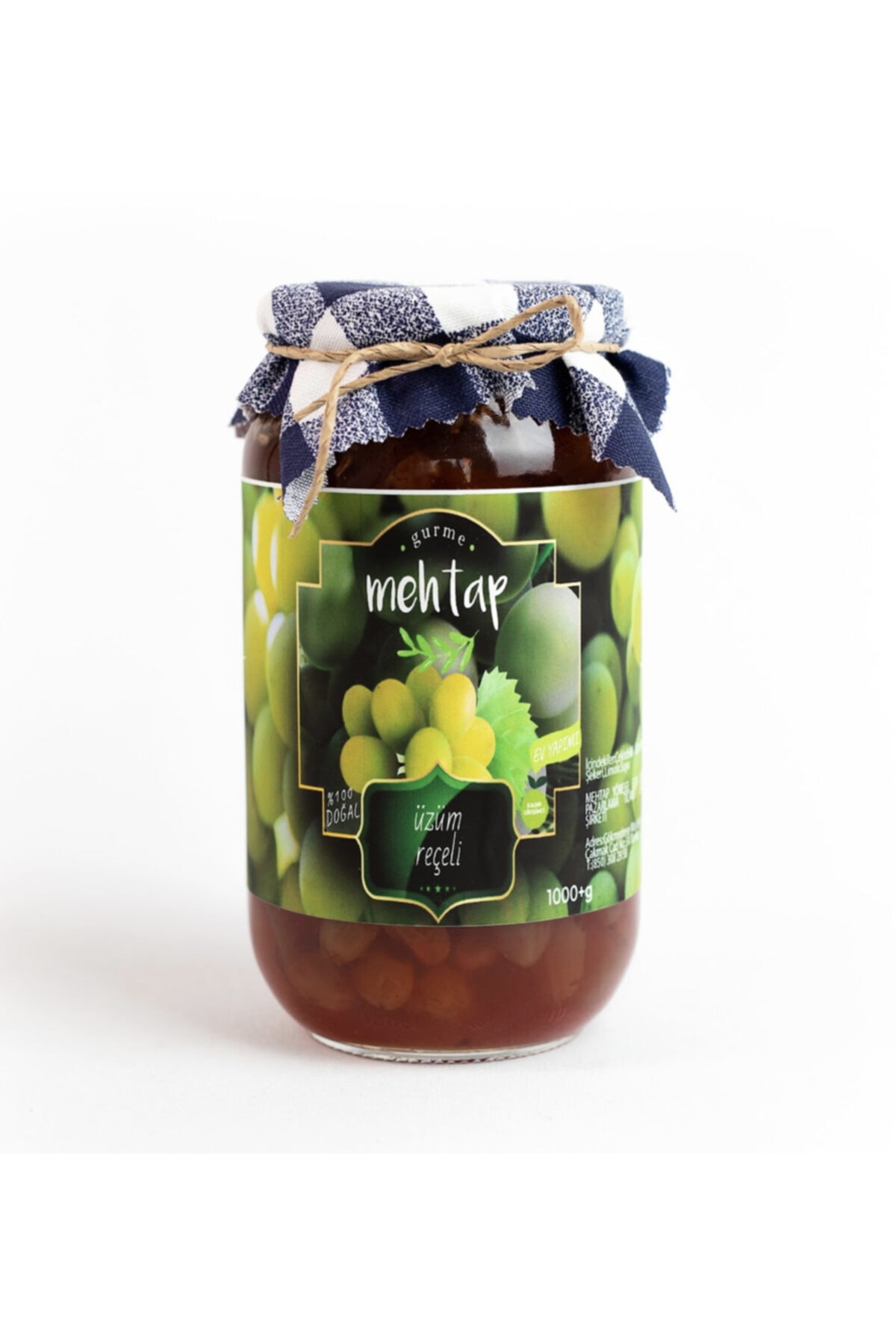 Mehtap Gurme Ev Yapımı Üzüm Reçeli 1000g