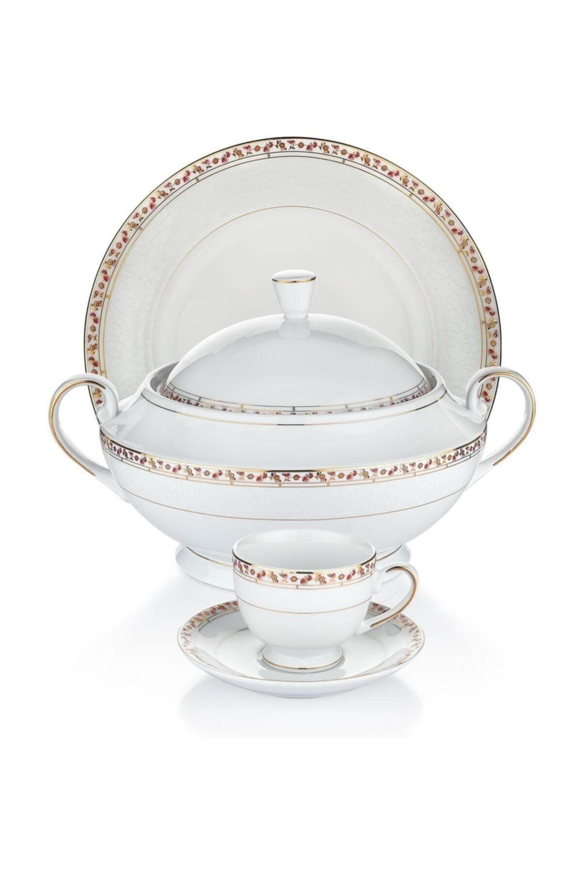 Schafer Mega Collection Yemek Takımı - 85 Parça - Beyaz
