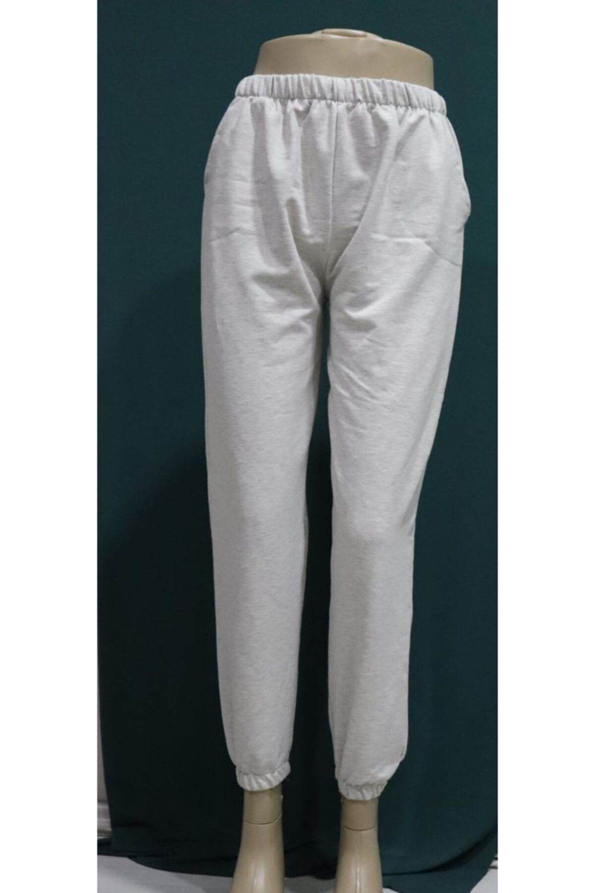 MAYSSTORE Gri 2 Iplik Cepli Pijama Altı