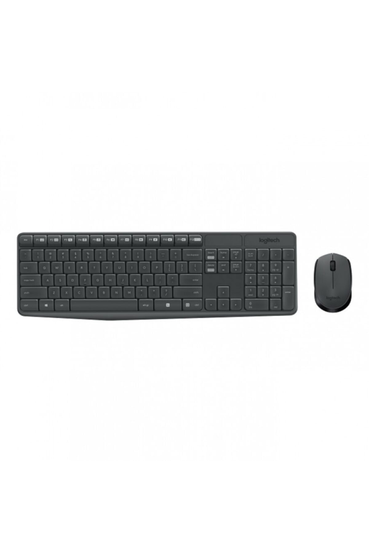 logitech Logıtech Mk235 Kablosuz Q Trk Siyah Multimedya Klavye - Mouse Set 920-007925