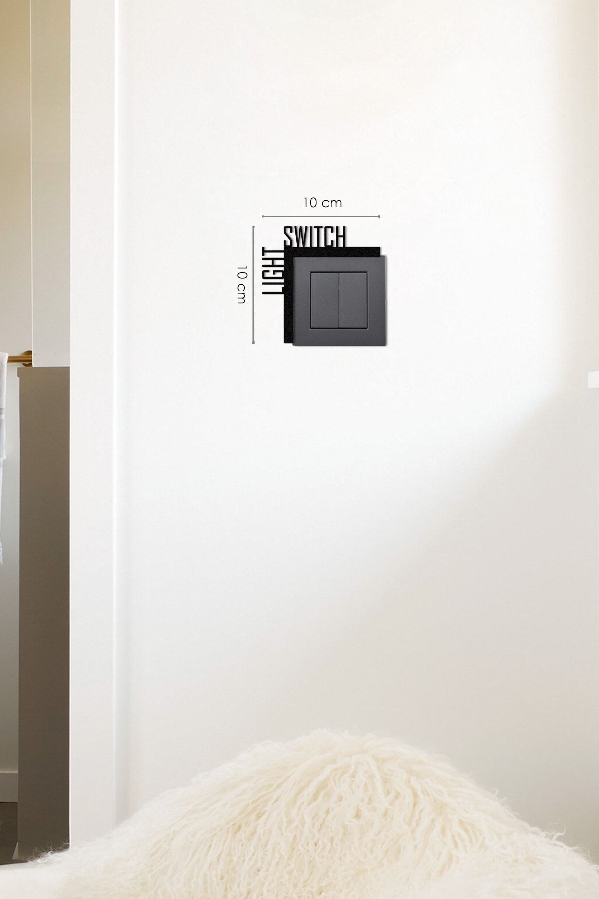 Artepera Light Switch 4'lü Set Metal Priz Kenarlığı - Aph171
