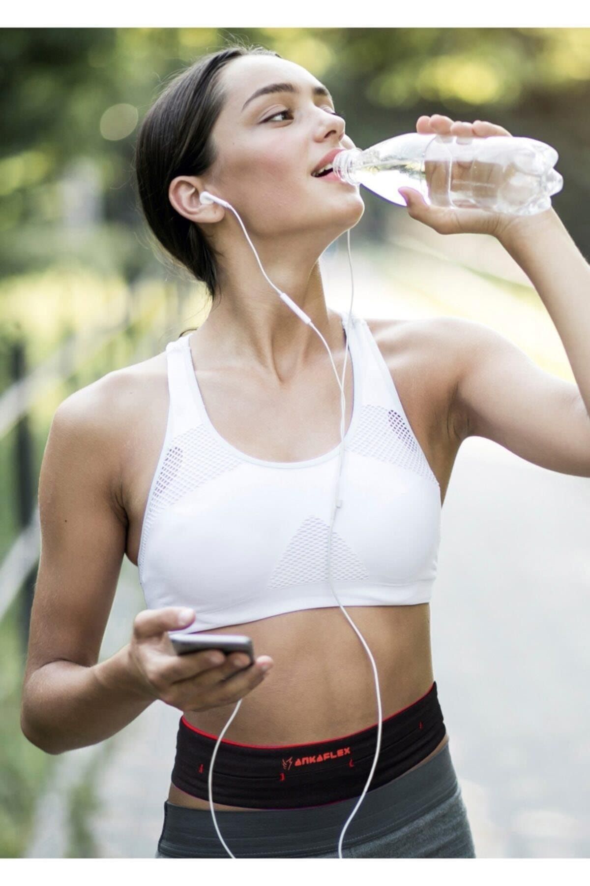 Ankaflex Ayarlanabilir Koşu Fitness Bel Kemeri Çantası Eşya Taşıma Kemeri