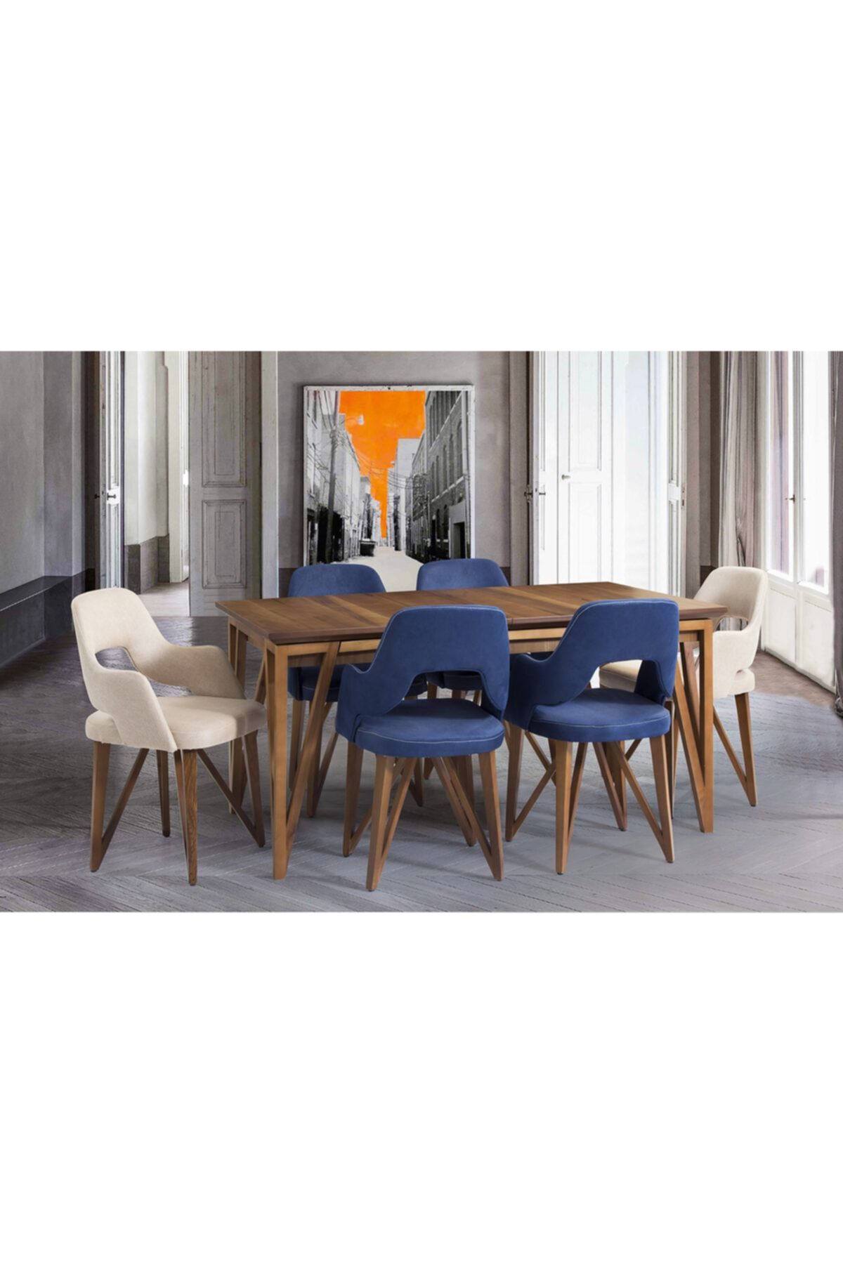 Hayal Concept Uzay Masa Açılır Kapanır 90x160 Komple Ceviz