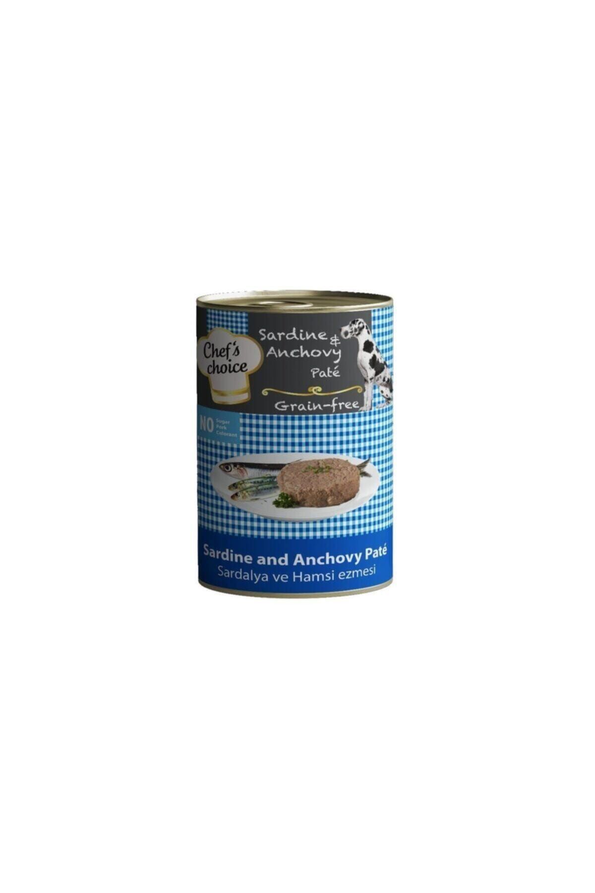 Chefs Choice Kıyılmış Sardalyalı Ve Hamsili Yetişkin Köpek Konservesi 400gr 12adet