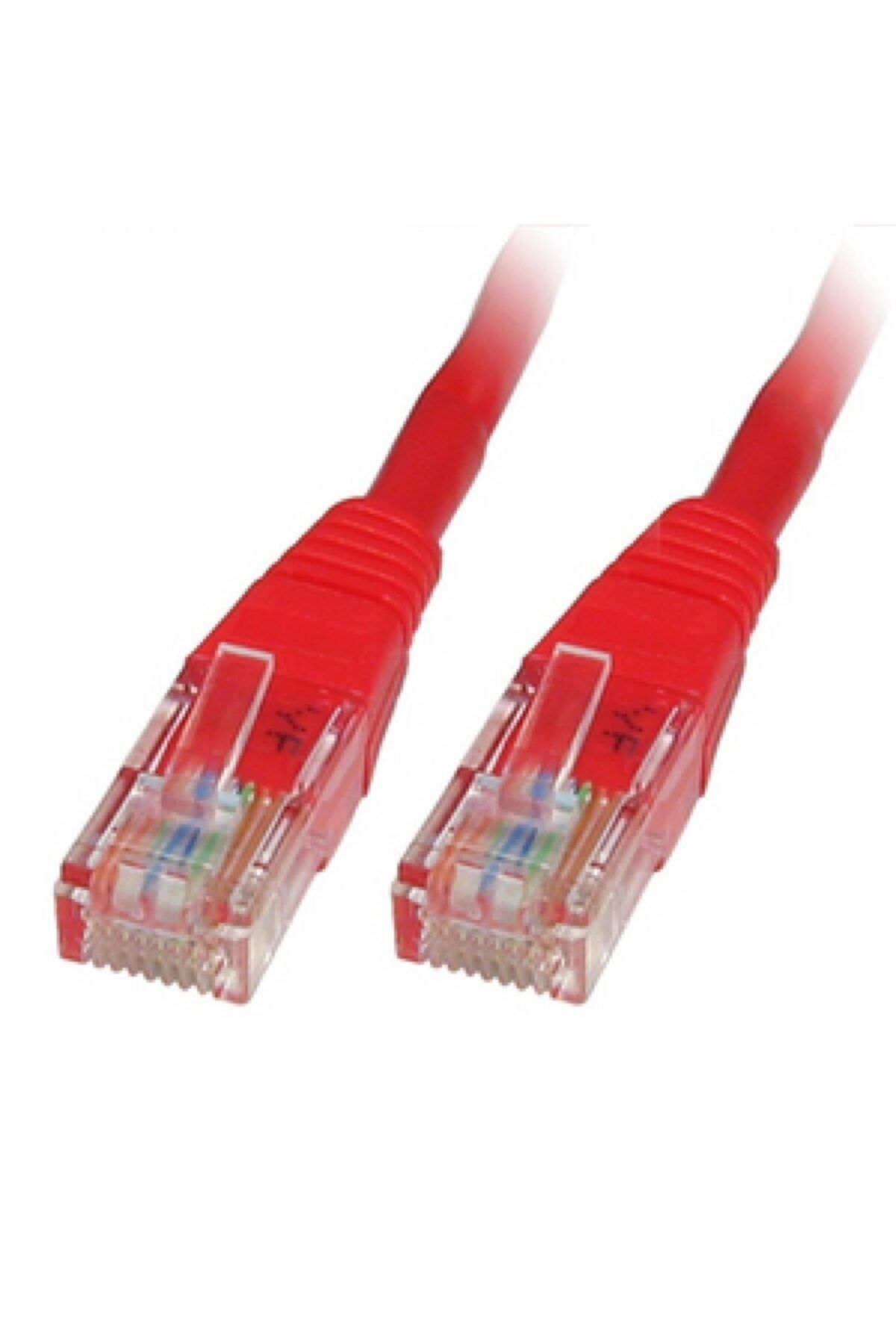 ODS 0.3m Cat6 Utp Lszh Saf Bakır Kırmızı Patch Kablo