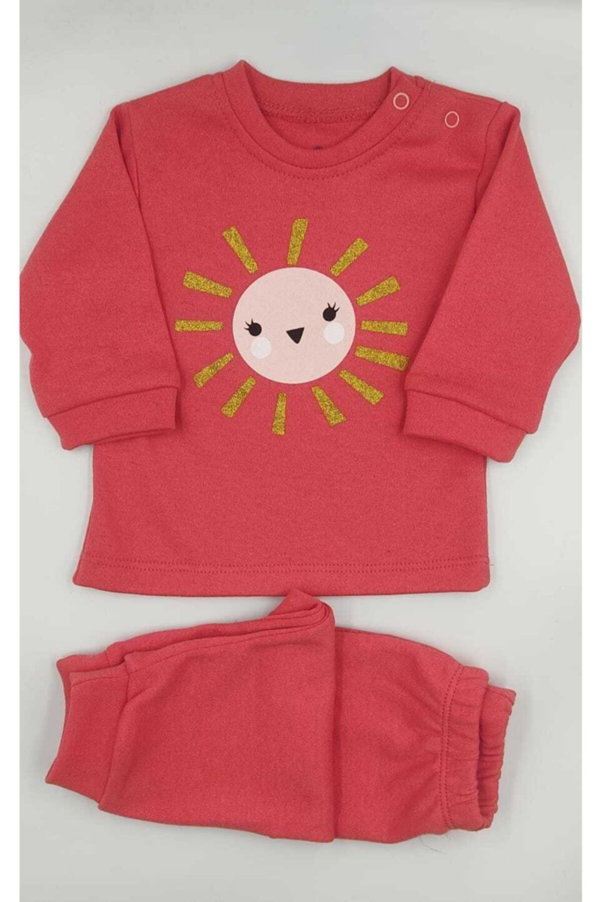 BABYSUCOLLECTİON Güneş Desenli Kız 2'li Takım