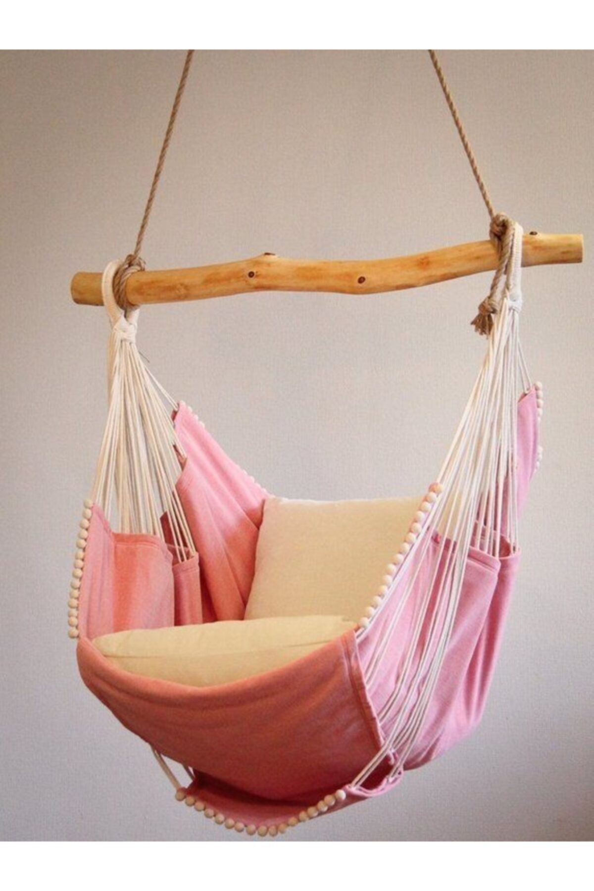 Eda Tasarım Makrome Kumaş Salıncak Hamak Ev Tipi Salıncak 170x115cm