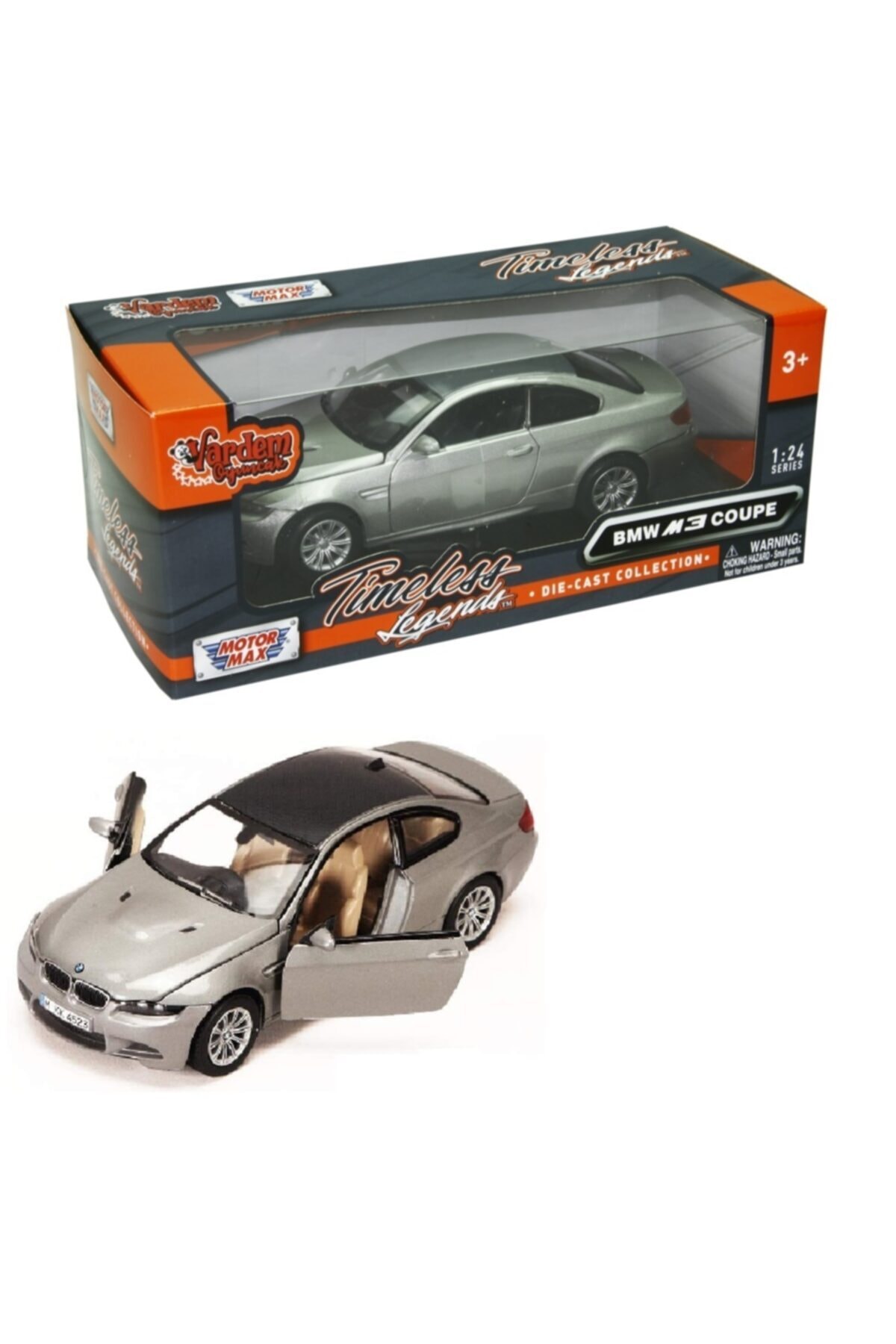 Oyuncakfabrikasi Motormax Bmw M3 Coupe 1/24 Gri Model Araba