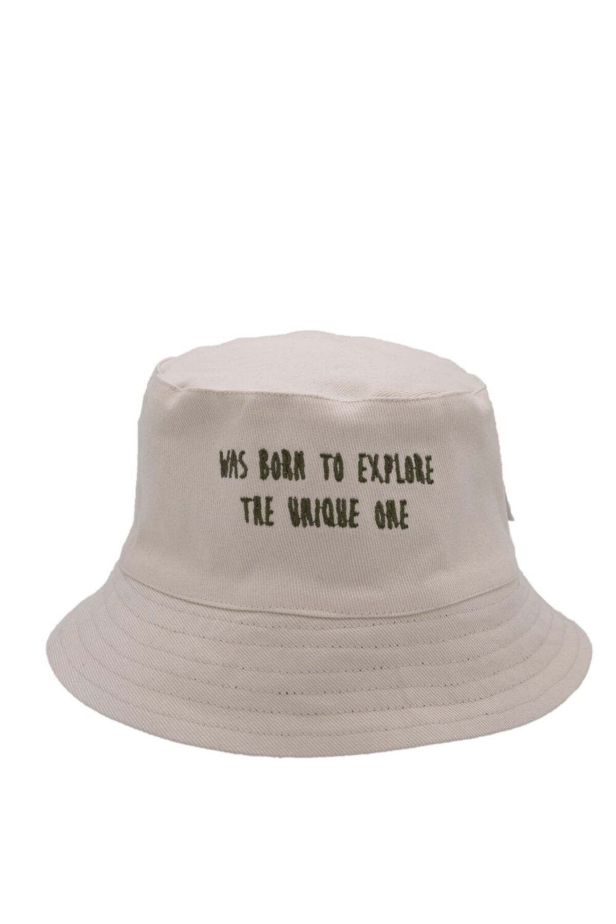 Palmco Yazlık Şapka Bucket Hat Born To Explore Bej
