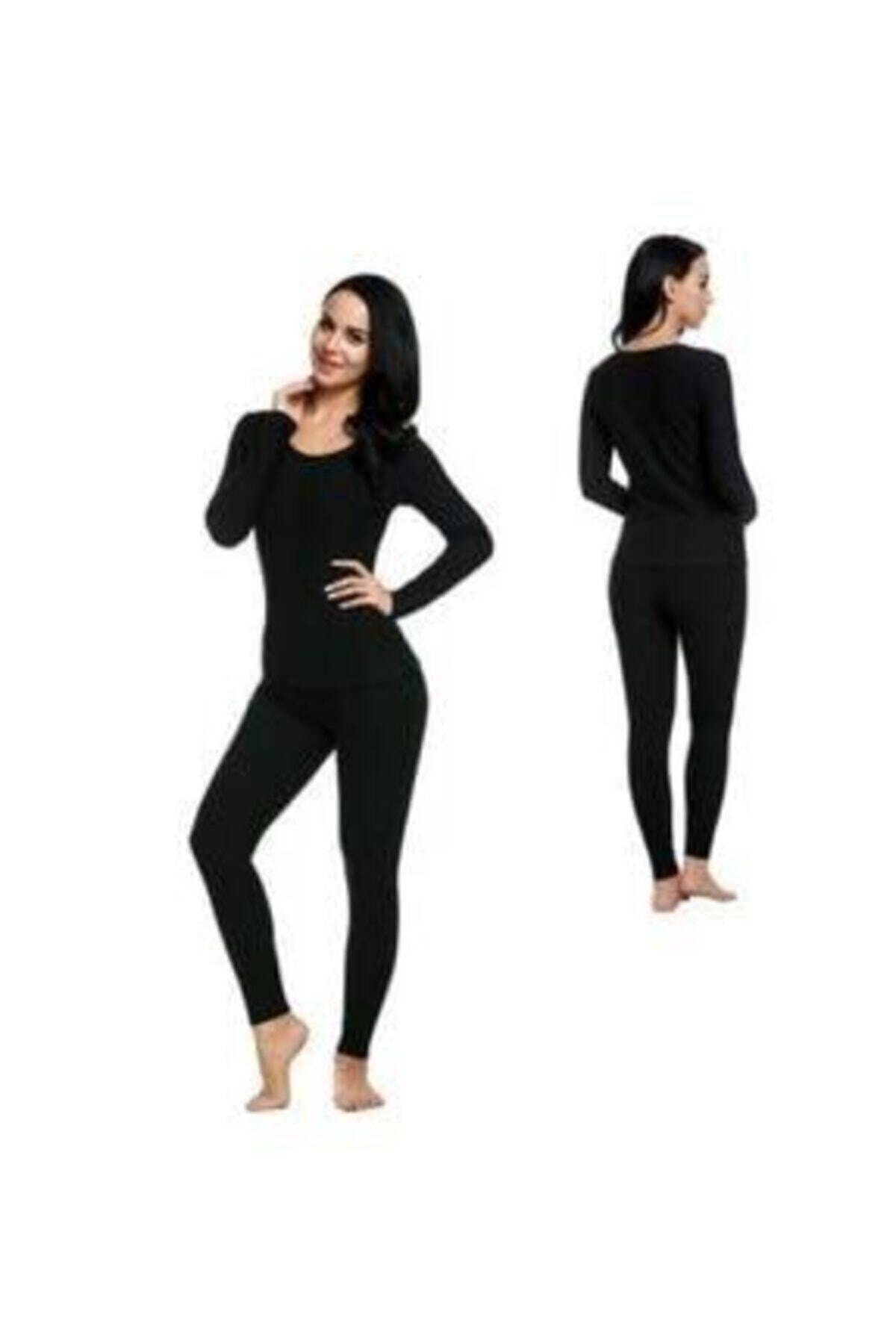 bejamonti Kadın Siyah Termal Alt-üst Takım