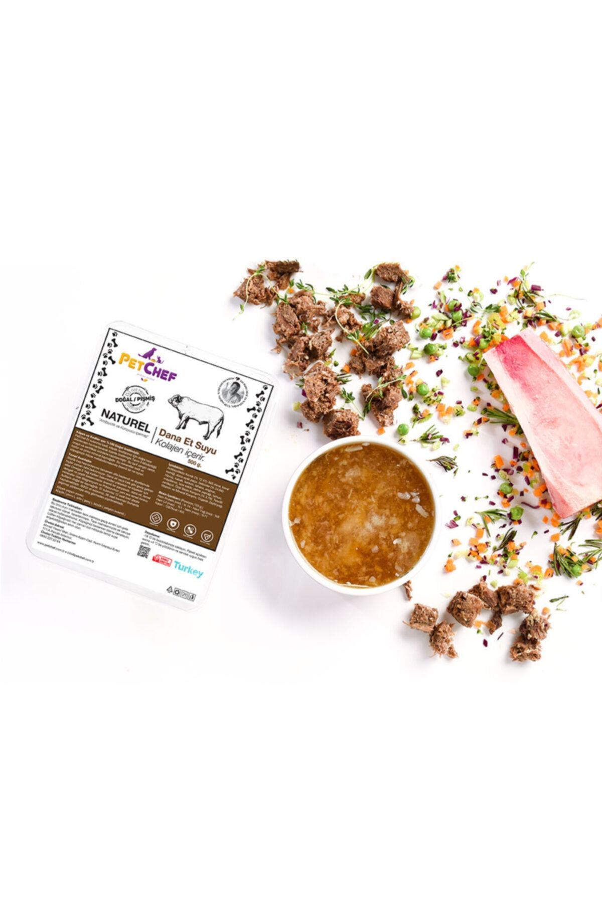 Petchef Kedi-köpek Için Dana Et Suyu 500 gr