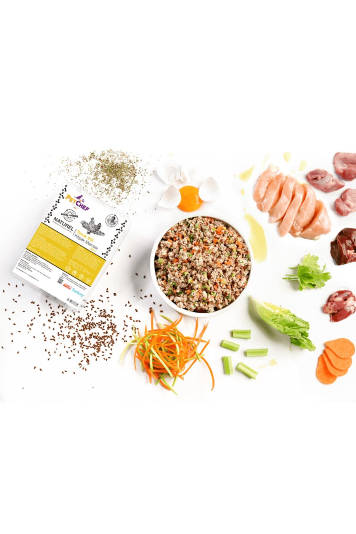 Petchef Naturel Tavuk Etli Köpek Maması (500 GR.)