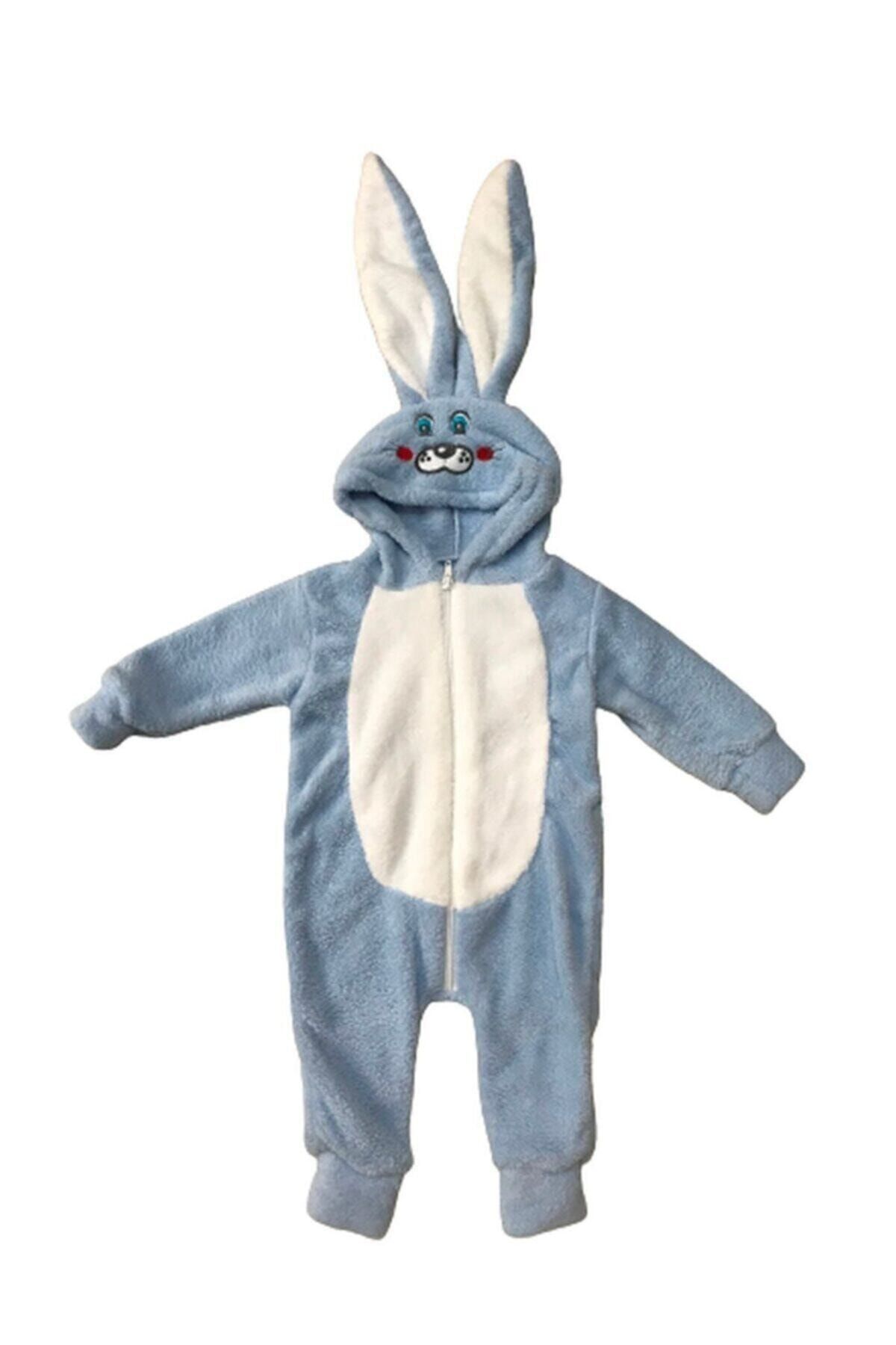 Brand Kids Birinci Kalite Welsoft Tavşan Tulum Fermuarlı 1-3 Yaş Zararlı Bileşen Içermez