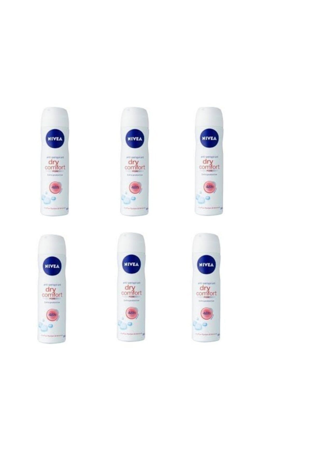 Nivea Dry Comfort Deo 150ml  6 Adet