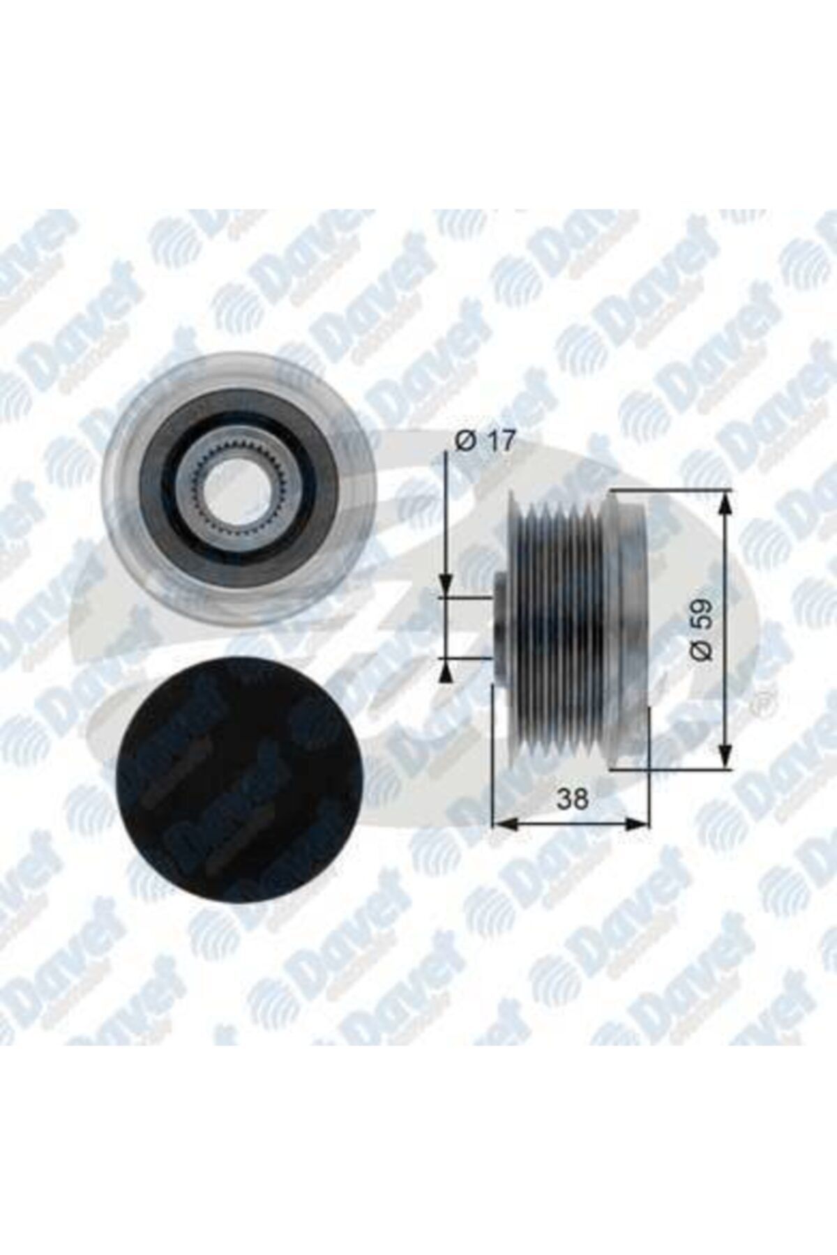 GATES Alternator Kasnagı Fıat Albea Palıo Doblo 1.3jtd Opel Corsa Astra 1.3ctdı