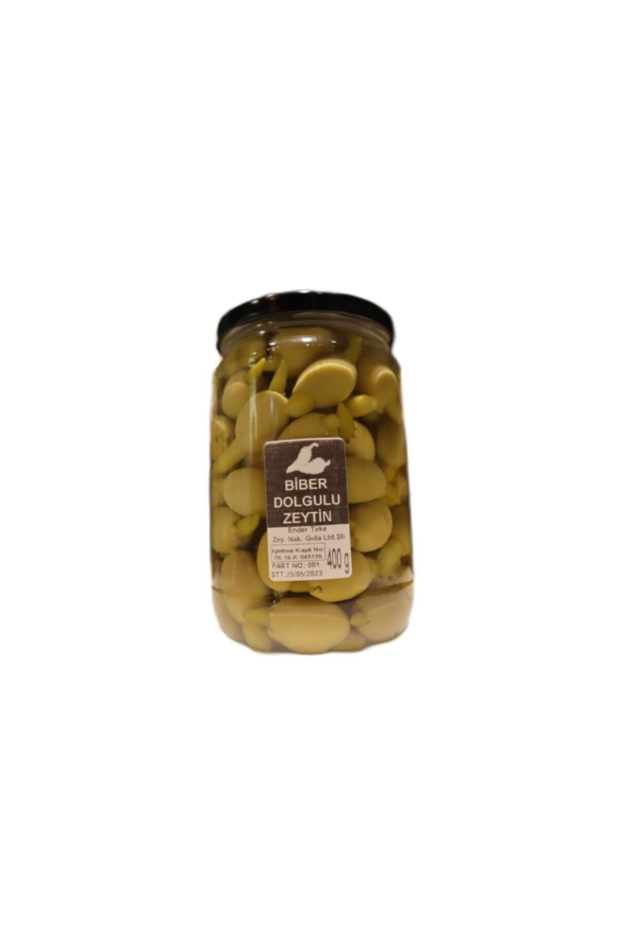 Ender Zeytin Biber Dolgulu Yeşil Zeytin 400 gr