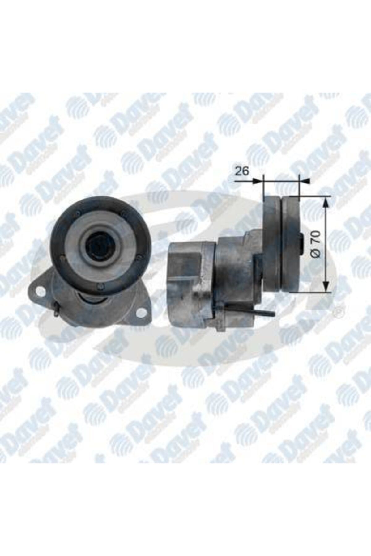 GATES Alternator Gergı Rulmanı Kutuklu Astra F-g Corsa B Combo B Vectra B Omega B Fron