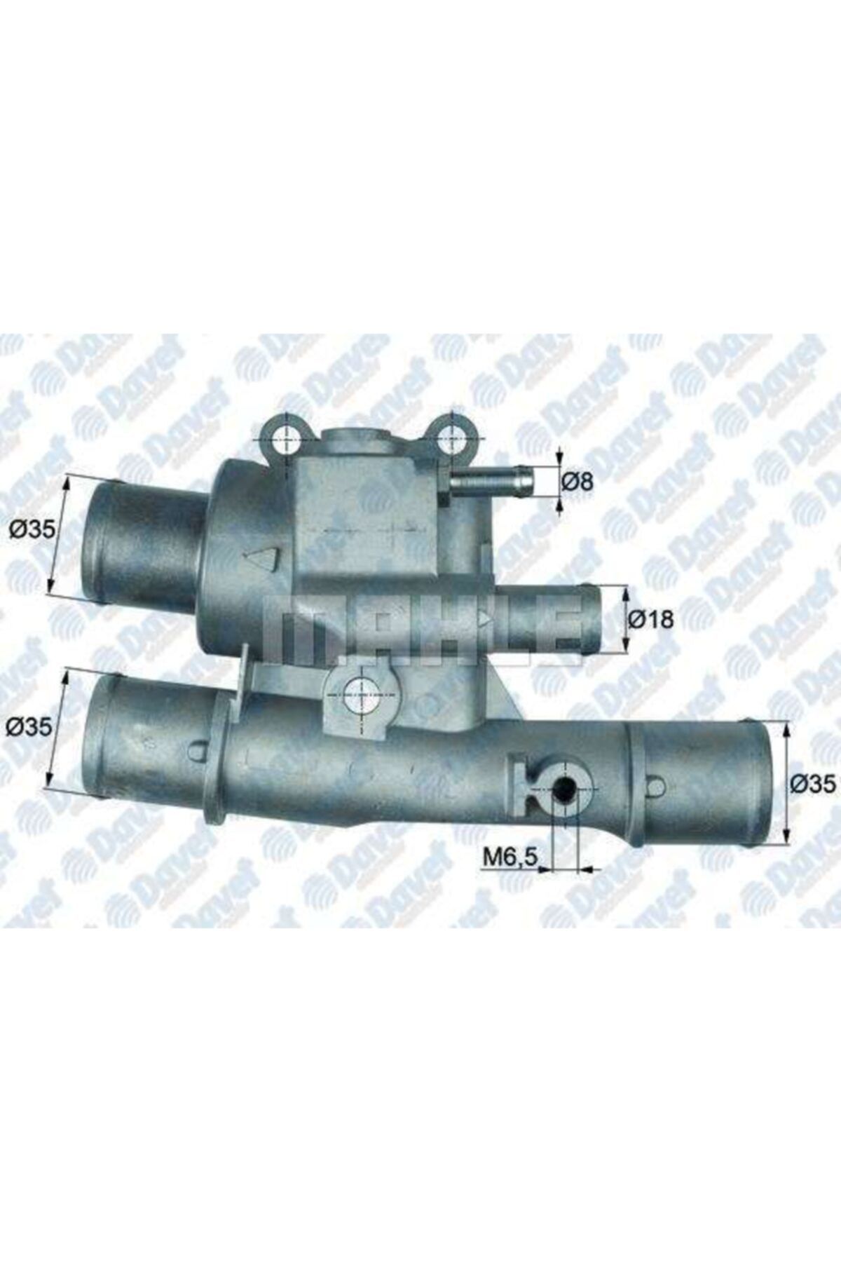 MAHLE Termostat Komple 88c Th6590.88 Doblo Palıo Albea Brava Bravo Marea Stılo 1.6 16v