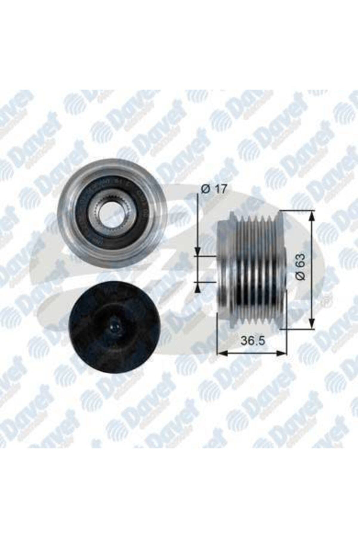 GATES Alternator Kasnagı Focus 1.8tdcı 03-08 Daw-dbw