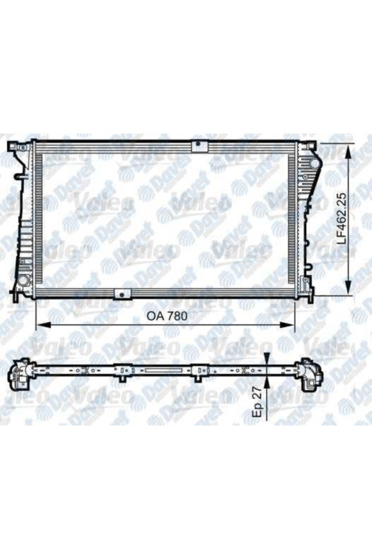 VALEO Su Radyatoru Renault Trafıc Iı - Opel Vıvaro 2.0dcı Cdtı M9r