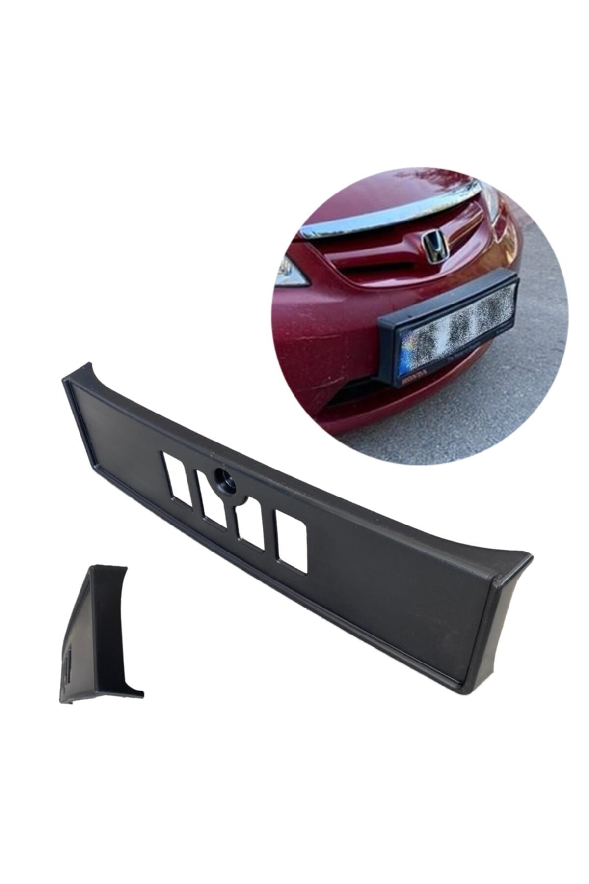 Blingston Honda Civic 1996-2006/2007-2012 Orijinal Plakalık Ön Tampon Plaka Altlığı