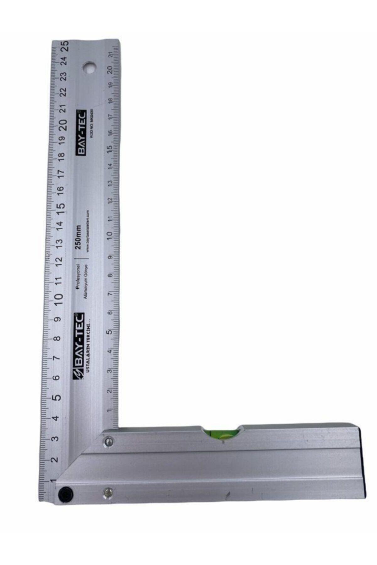 TURQUALY Baytec Alüminyum Gönye 25 cm