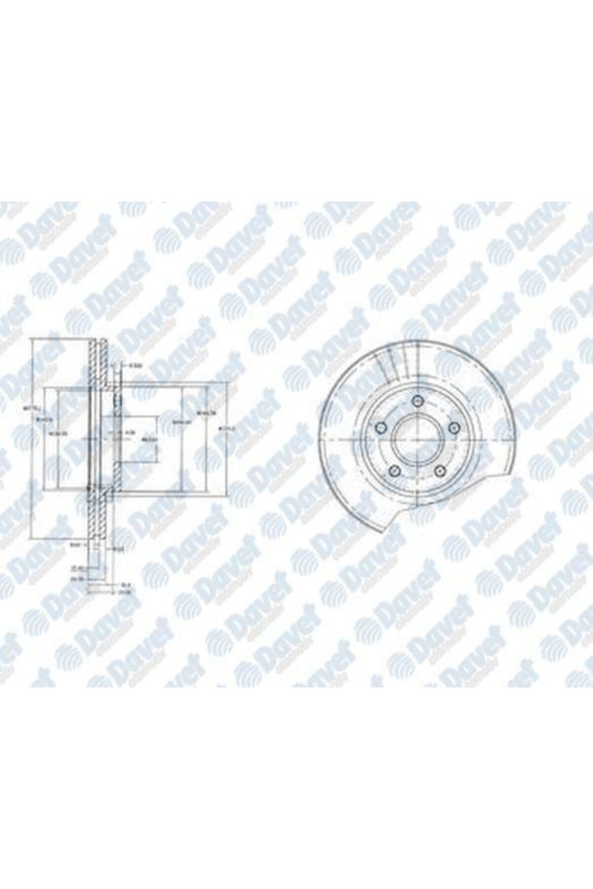 Parçafoni Fren Dıskı On 5d 278mm Tourneo Connect 02-