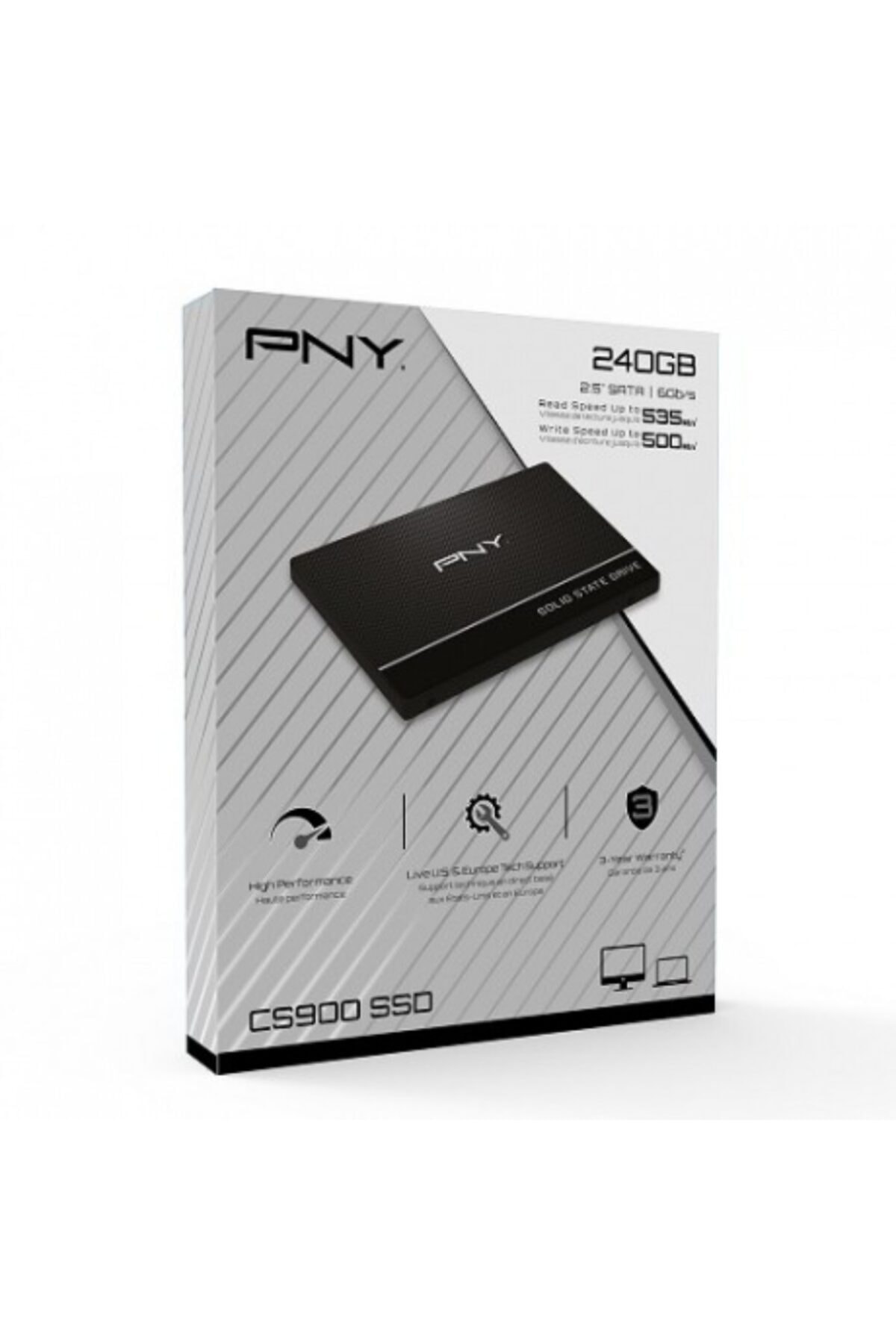 PNY 240gb 535/500mb/s 2.5\